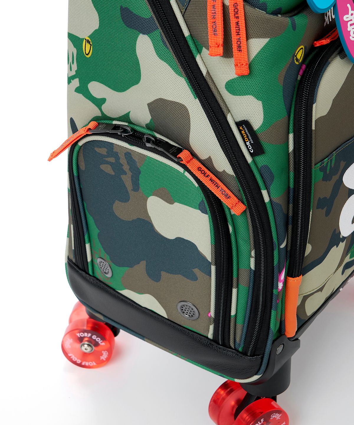 욜프(YORF) YORF WOODLAND CAMO TROLLEY BOSTON BAG KHAKI 욜프 우드랜드카모 트롤리 보스턴백 카키