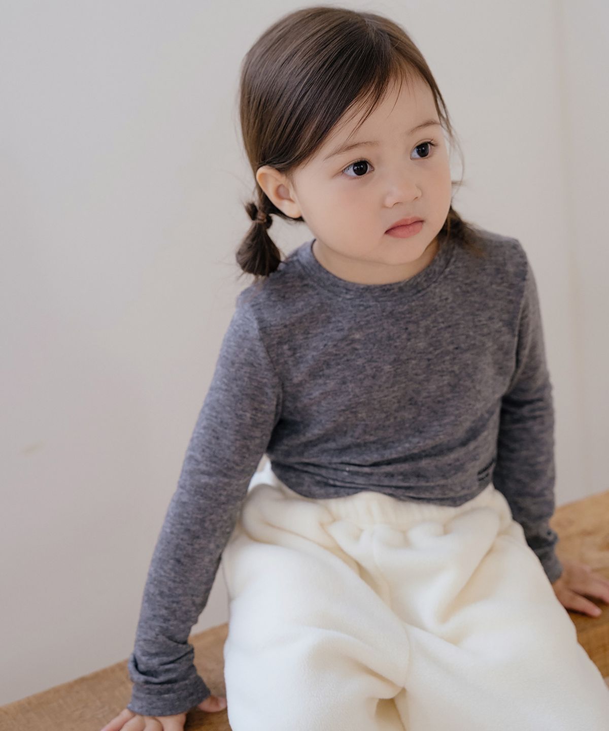 로아앤제인(ROANJANE) 마로 티셔츠(멜란지)
