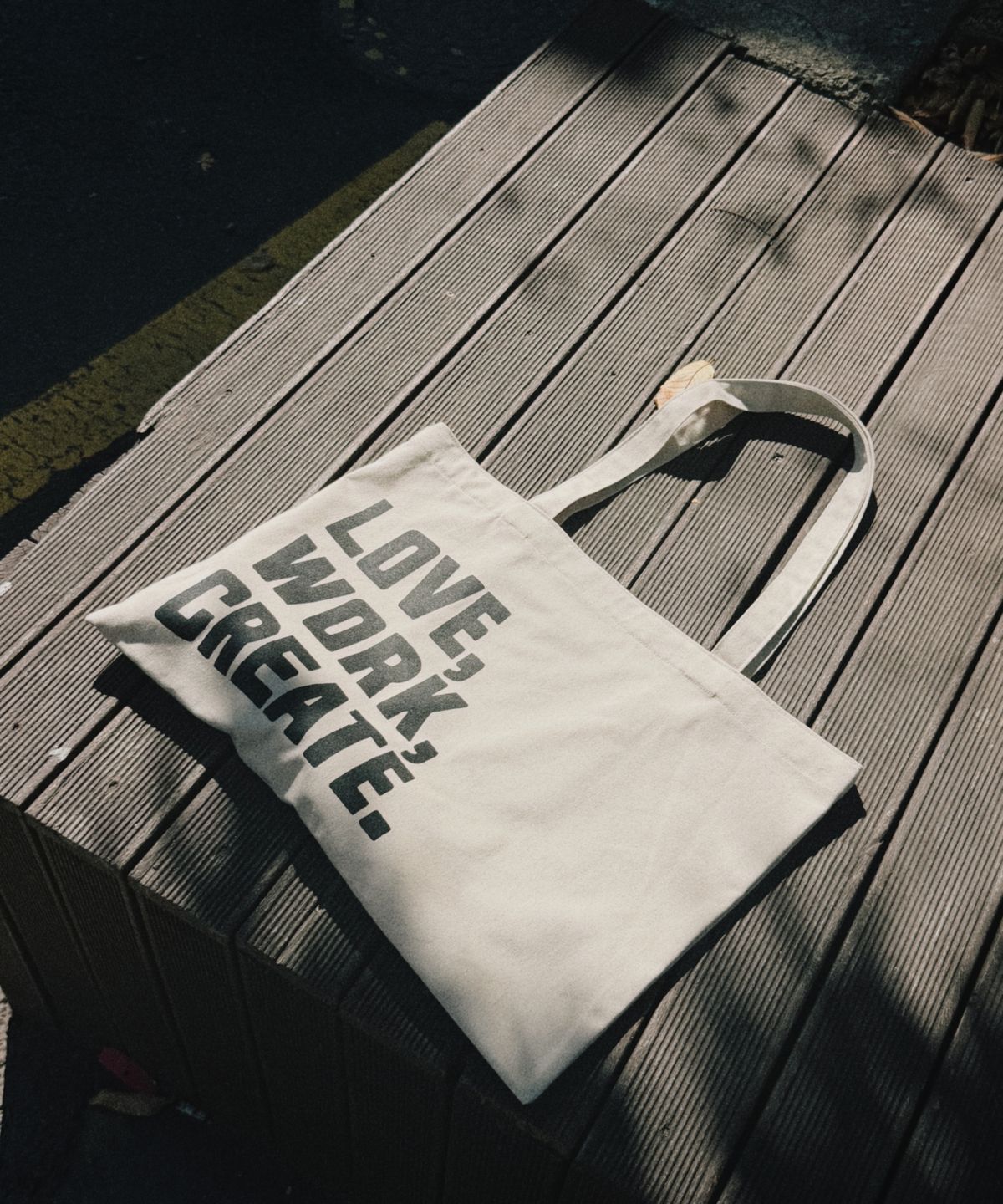 스터니(STUNYEE) Love Work Create ECO BAG IVORY