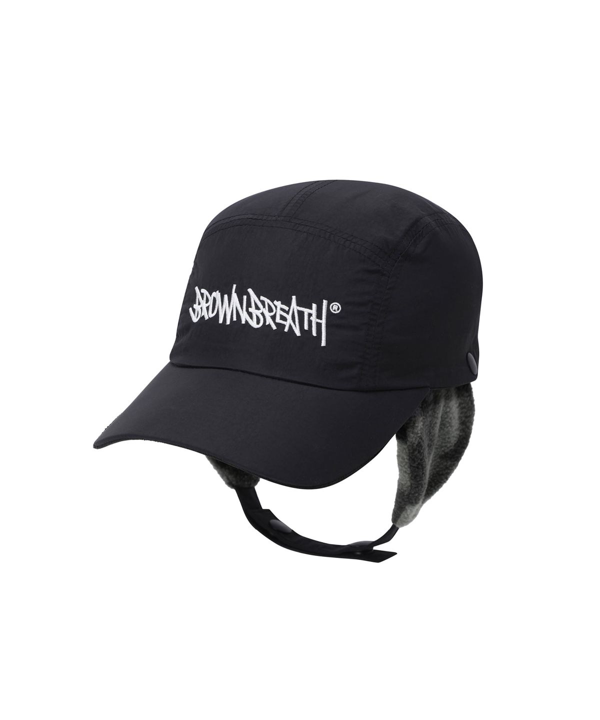 브라운브레스 키즈(BROWNBREATH KIDS) KIDS 2WAY CAMP CAP - BLACK