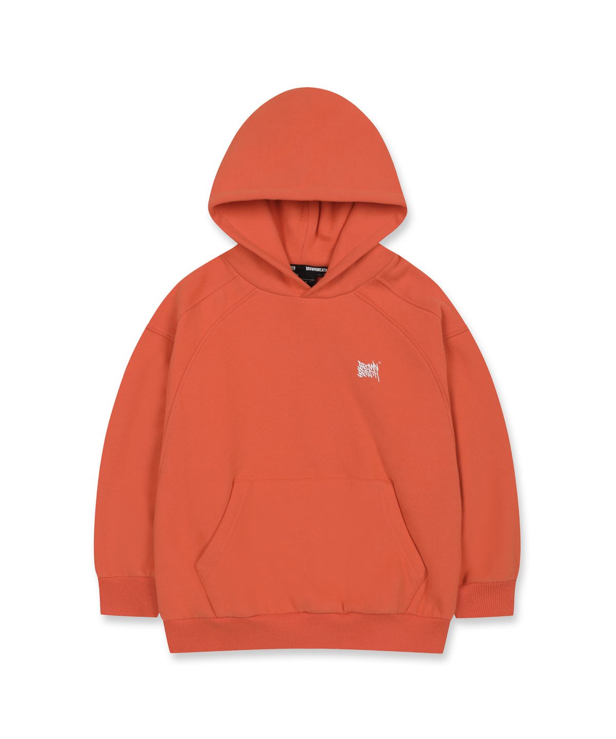 브라운브레스 키즈(BROWNBREATH KIDS) KIDS BEAR TAG HOODIE(기모) - ORANGE
