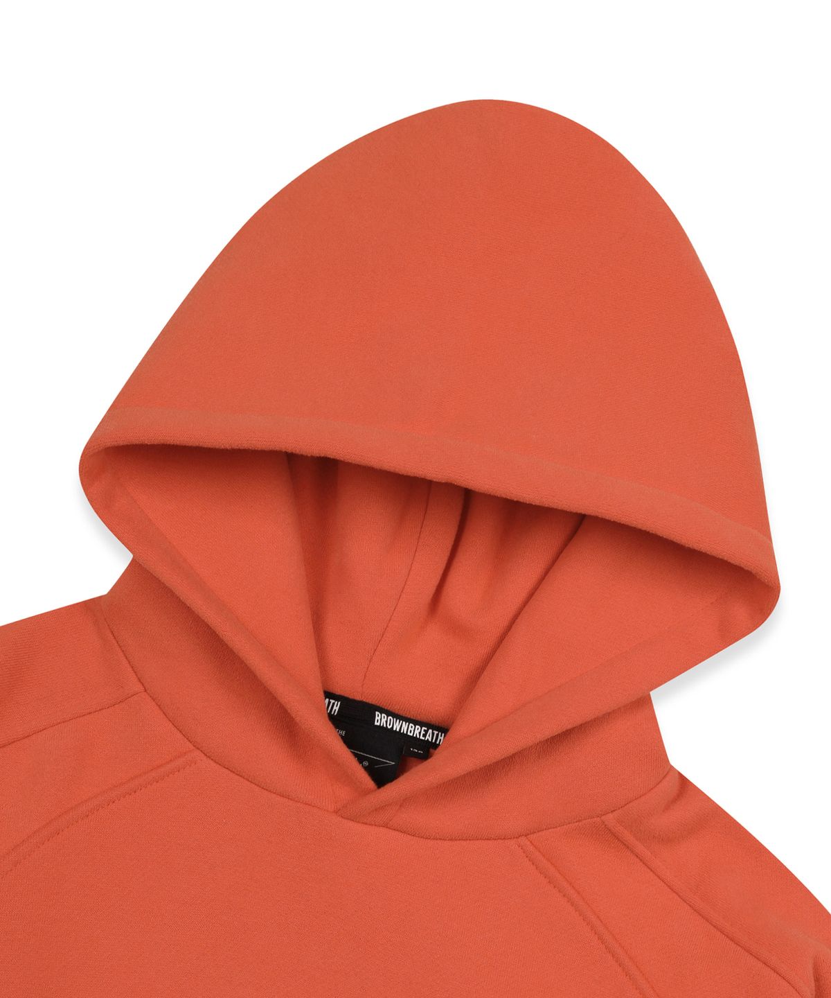브라운브레스 키즈(BROWNBREATH KIDS) KIDS BEAR TAG HOODIE(기모) - ORANGE