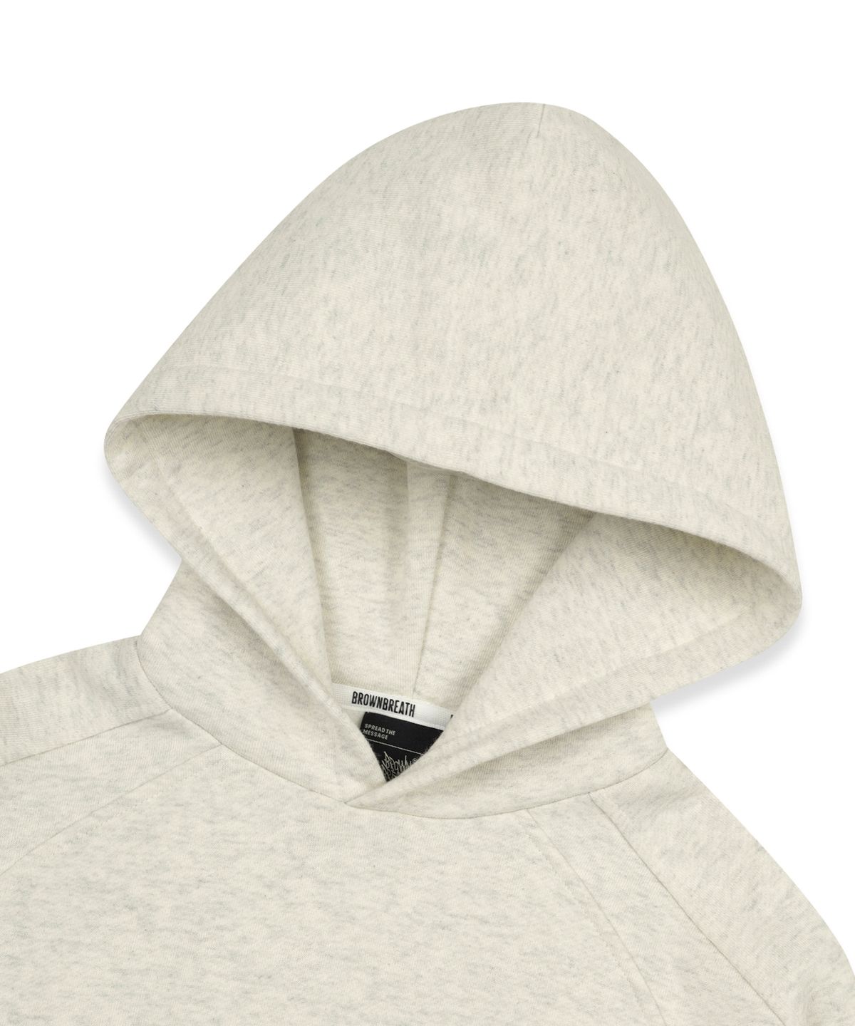 브라운브레스 키즈(BROWNBREATH KIDS) KIDS BEAR TAG HOODIE(기모) - OATMEAL