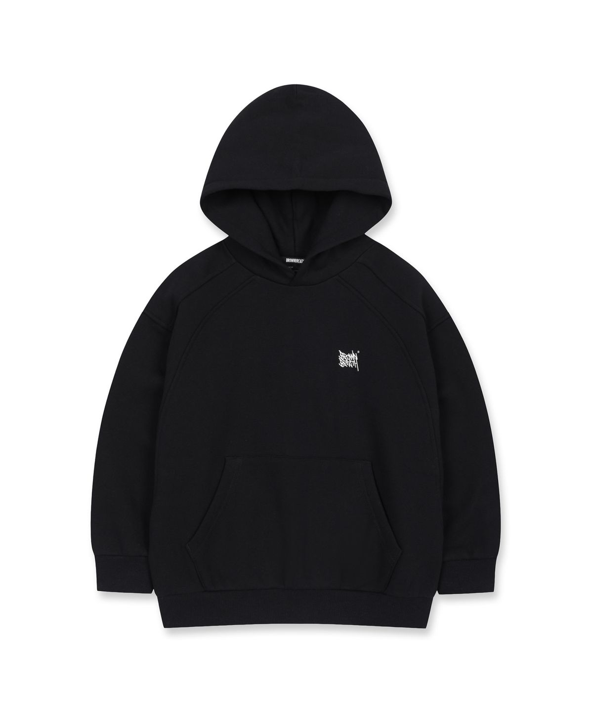 브라운브레스 키즈(BROWNBREATH KIDS) KIDS BEAR TAG HOODIE(기모) - BLACK