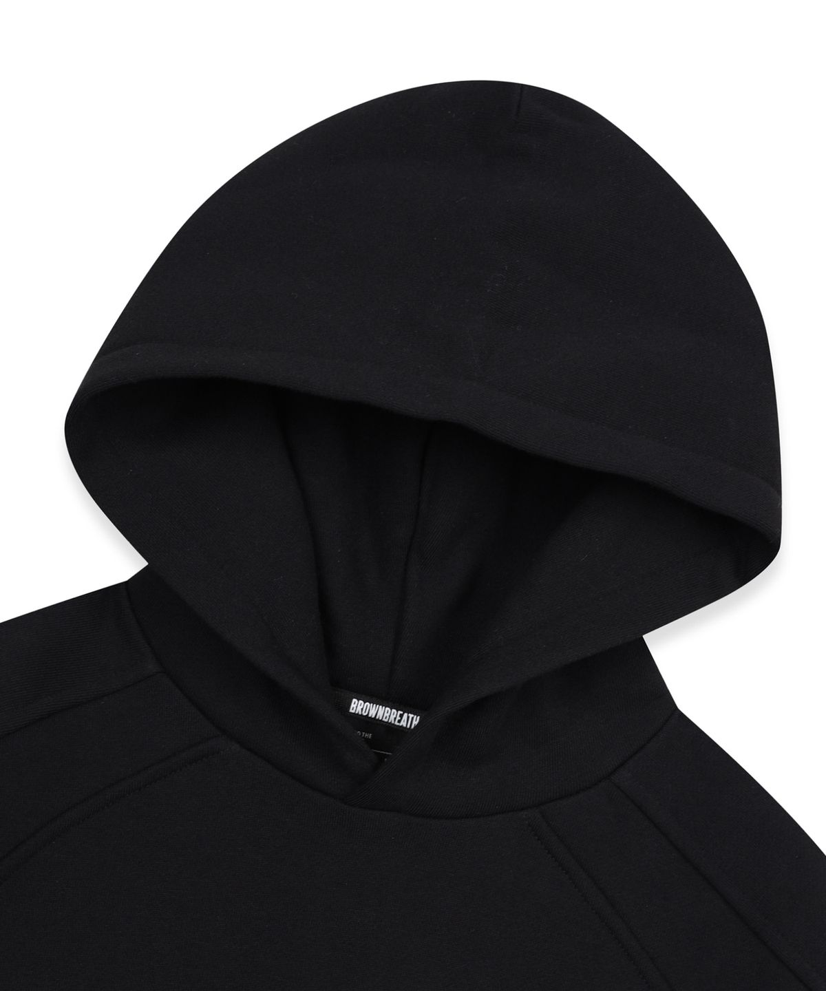 브라운브레스 키즈(BROWNBREATH KIDS) KIDS BEAR TAG HOODIE(기모) - BLACK