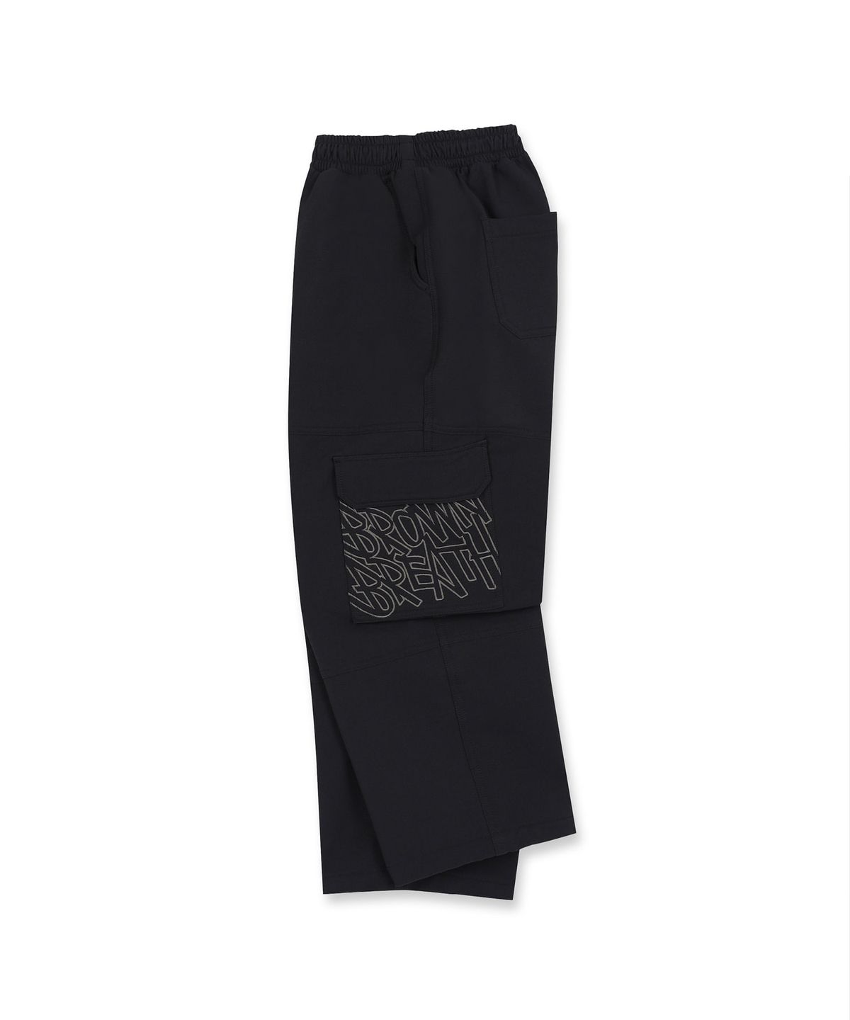 브라운브레스 키즈(BROWNBREATH KIDS) KIDS BRUSHED CARGO PANTS(기모) - BLACK