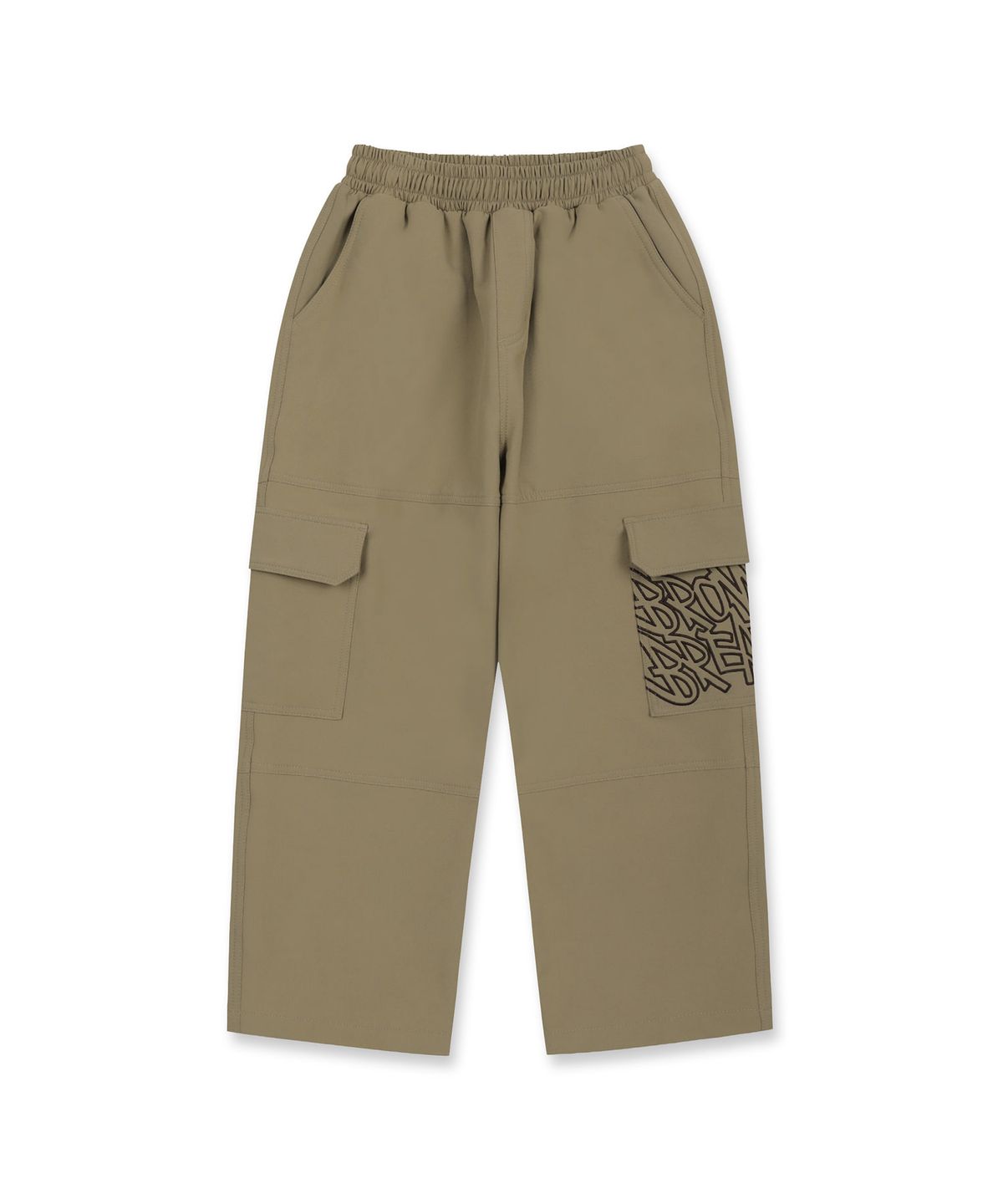 브라운브레스 키즈(BROWNBREATH KIDS) KIDS BRUSHED CARGO PANTS(기모) - BEIGE