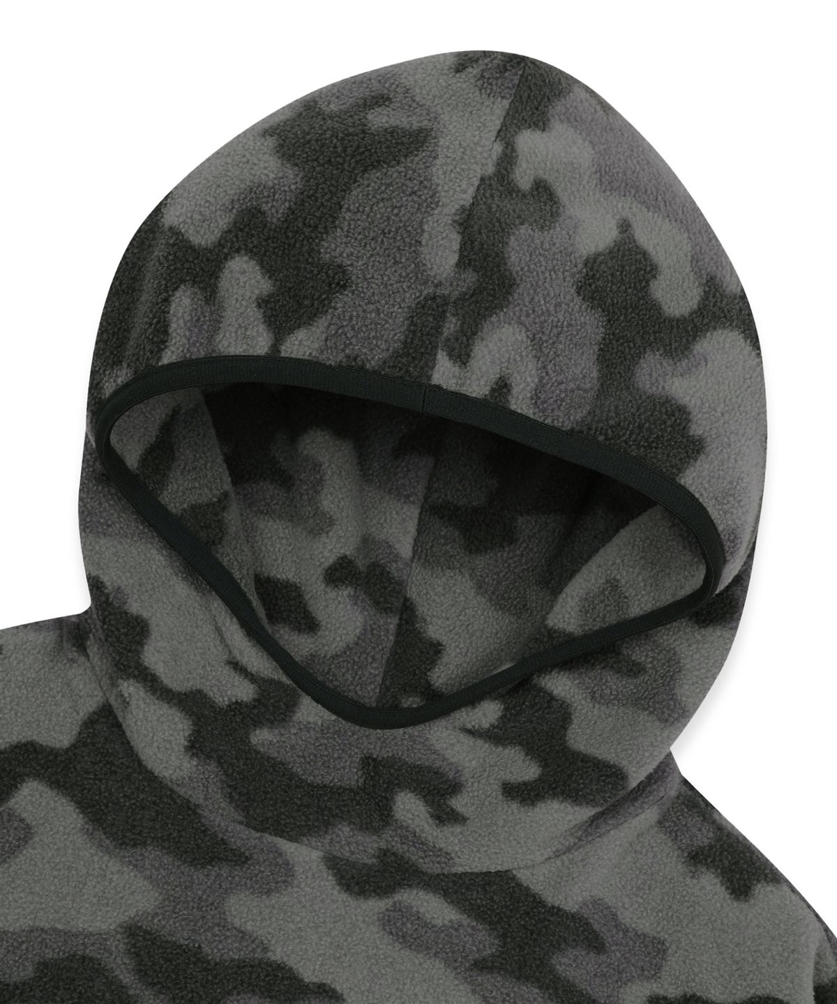 브라운브레스 키즈(BROWNBREATH KIDS) KIDS FLEECE CAMO HOODIE - GREY