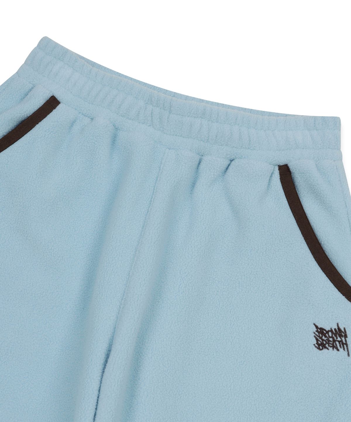 브라운브레스 키즈(BROWNBREATH KIDS) KIDS FLEECE TAG PANTS - SKY BLUE