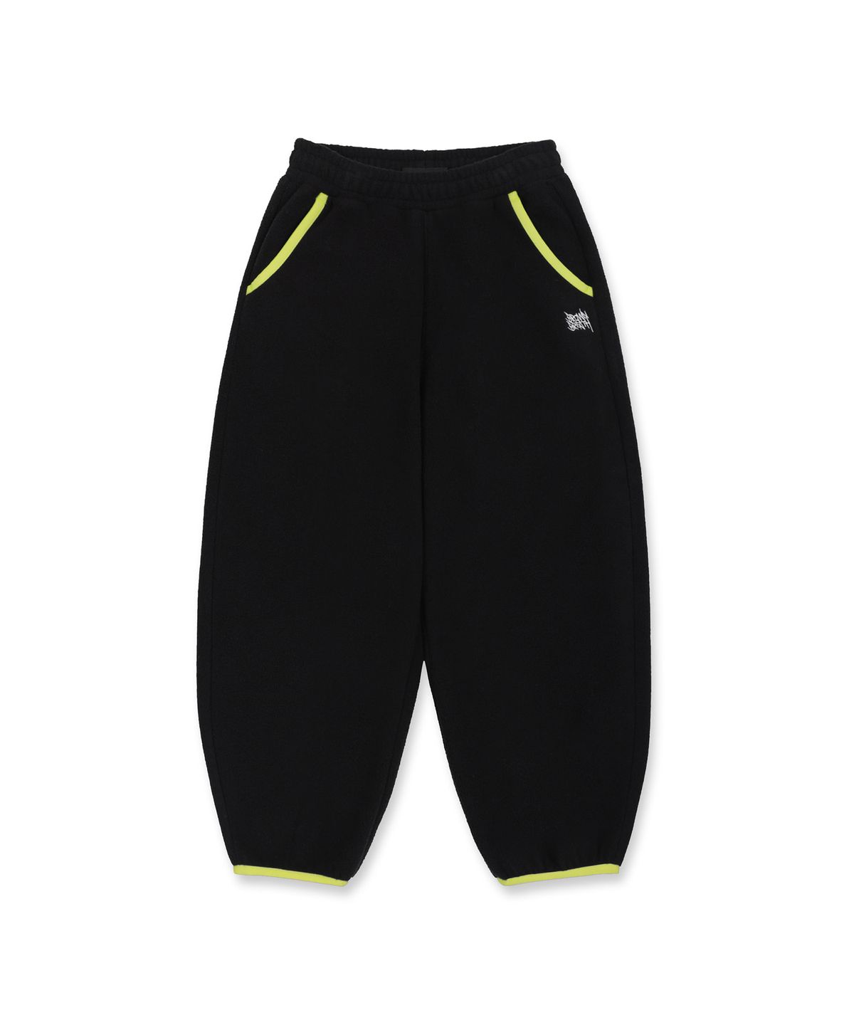 브라운브레스 키즈(BROWNBREATH KIDS) KIDS FLEECE TAG PANTS - BLACK