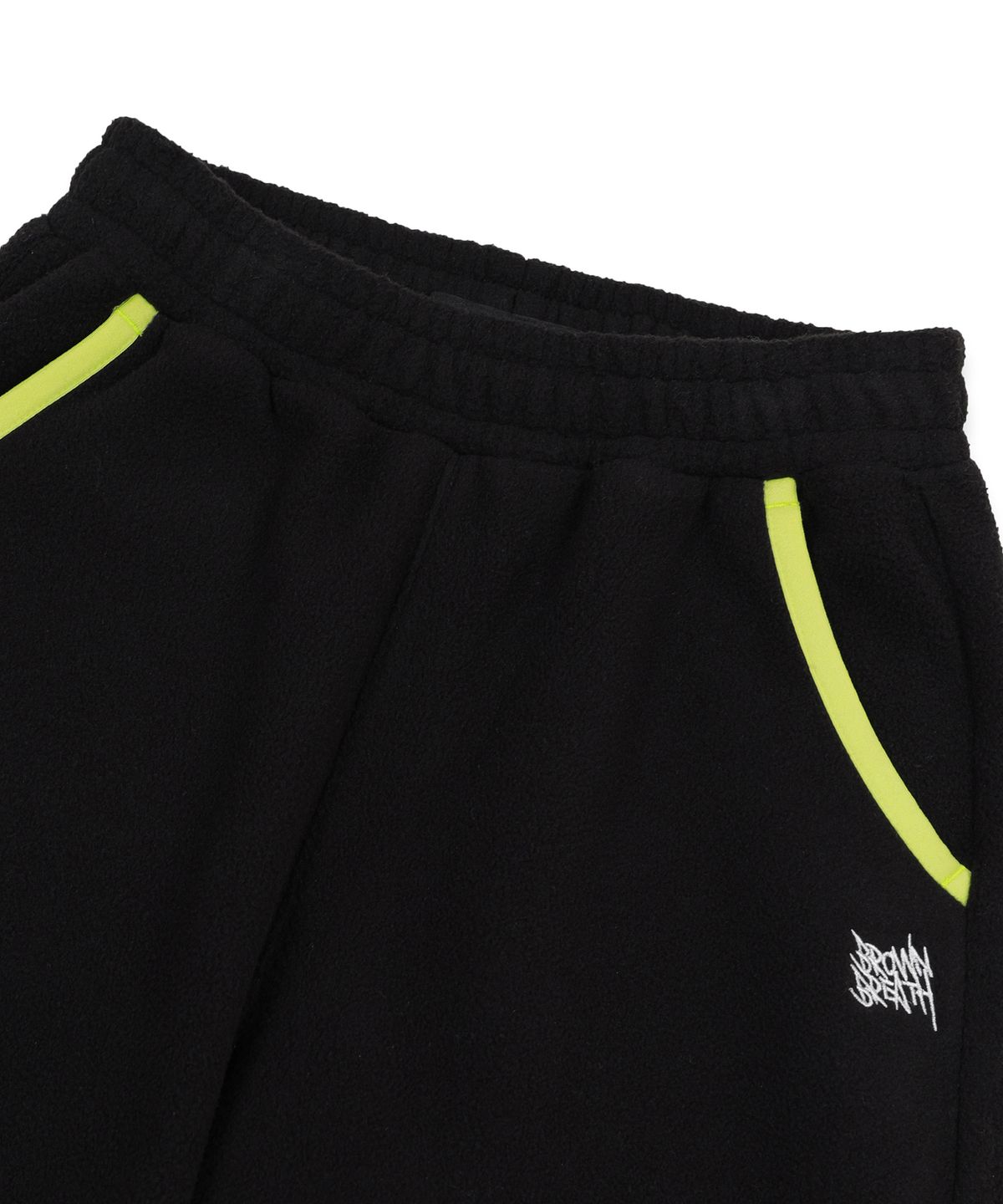 브라운브레스 키즈(BROWNBREATH KIDS) KIDS FLEECE TAG PANTS - BLACK