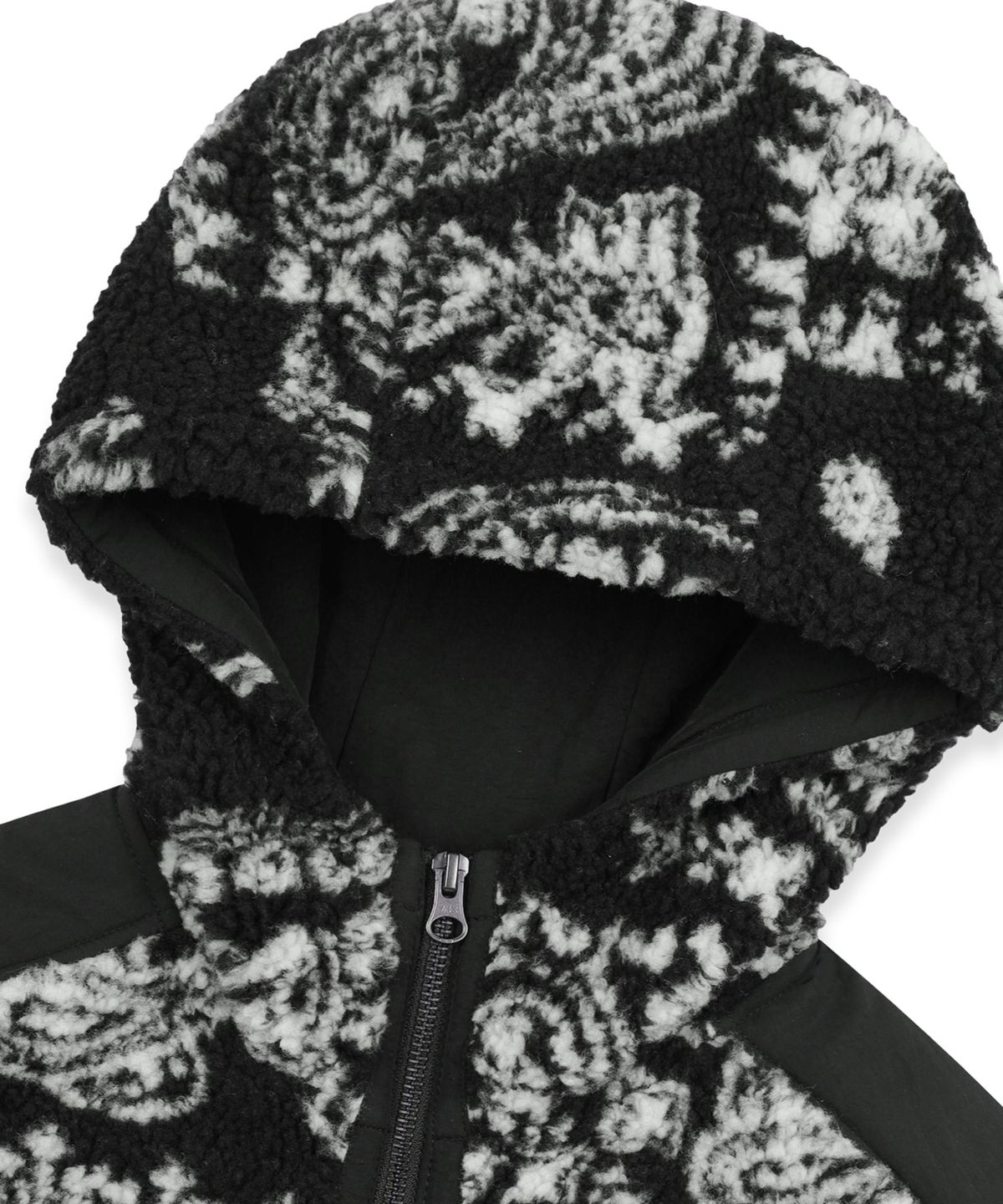 브라운브레스 키즈(BROWNBREATH KIDS) KIDS PAISELY FLEECE  JACKET - BLACK