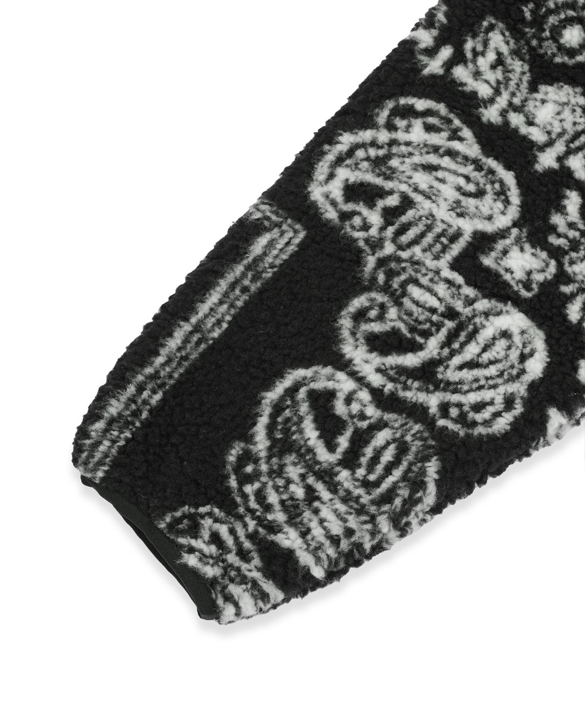 브라운브레스 키즈(BROWNBREATH KIDS) KIDS PAISELY FLEECE  JACKET - BLACK