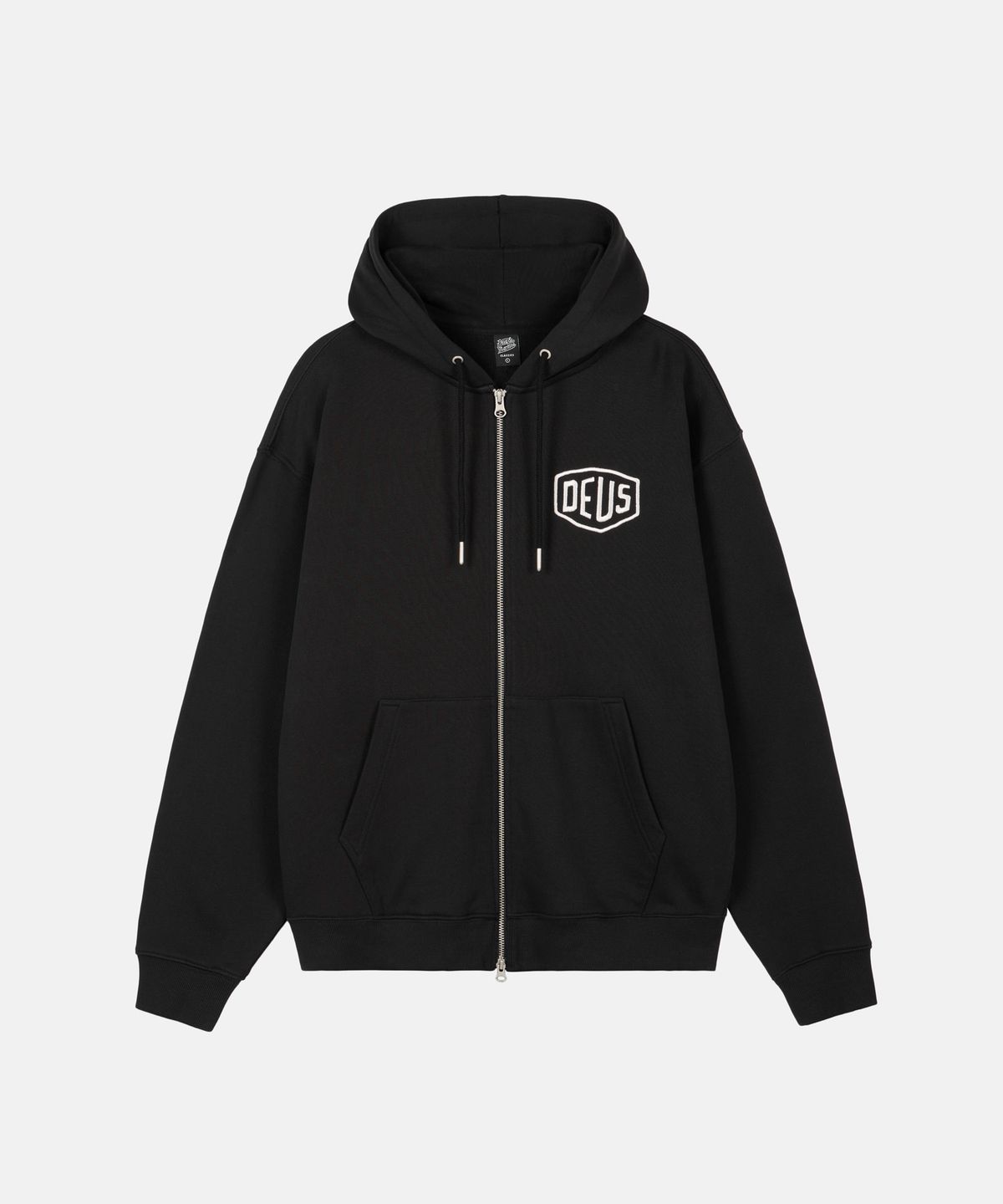 데우스 엑스 마키나(DEUS EX MACHINA) Seoul College Address Zip Hoodie_Black