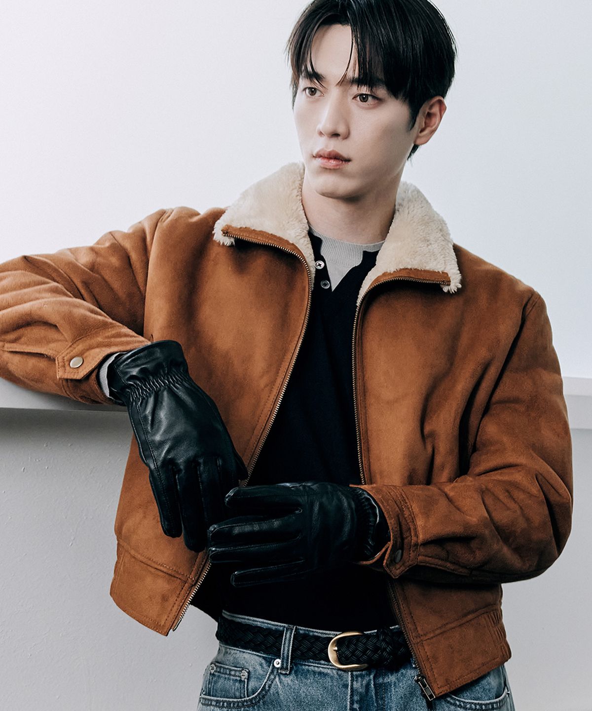 드로우핏(DRAW FIT) 레토 램스킨 레더 글러브 [BLACK]