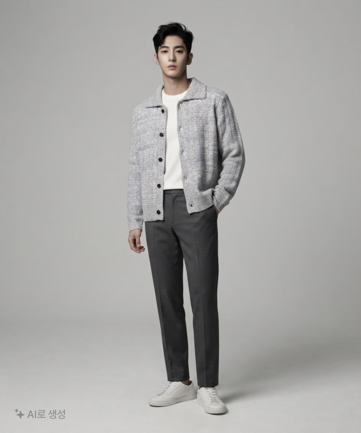 엘무드(LMOOD) 메리 부클 카라 가디건 ( 2COLOR ) 48