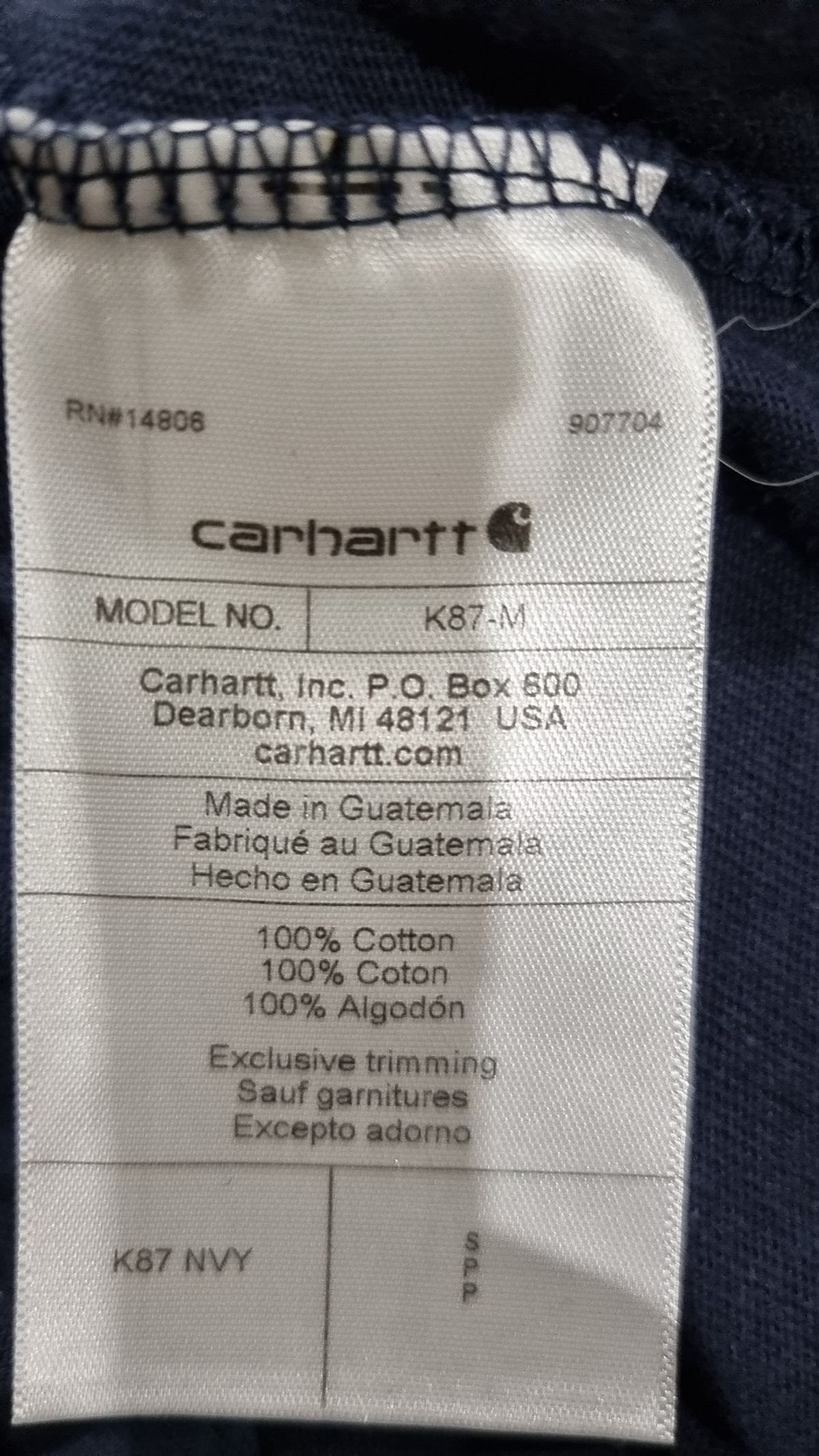 칼하트(CARHARTT) 반소매 티셔츠 M