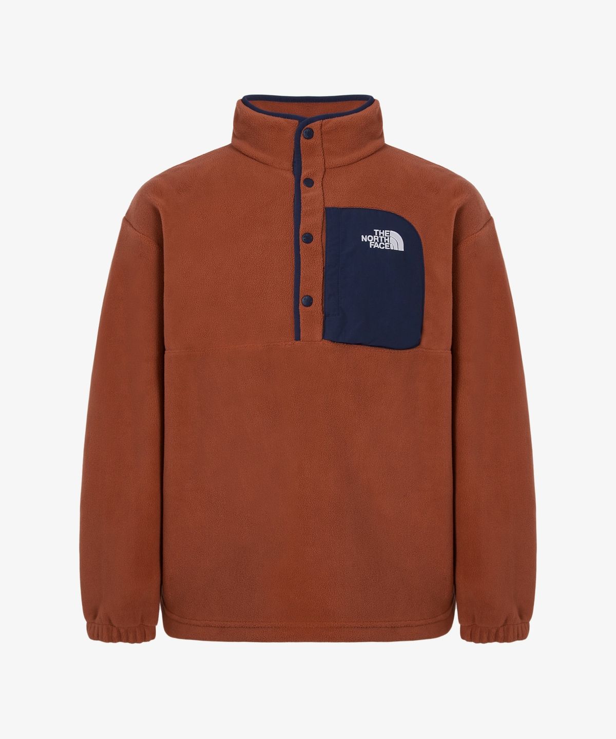 노스페이스(THE NORTH FACE) NA4FS50C 남성 올데이 플리스 아노락 DARK ORANGE