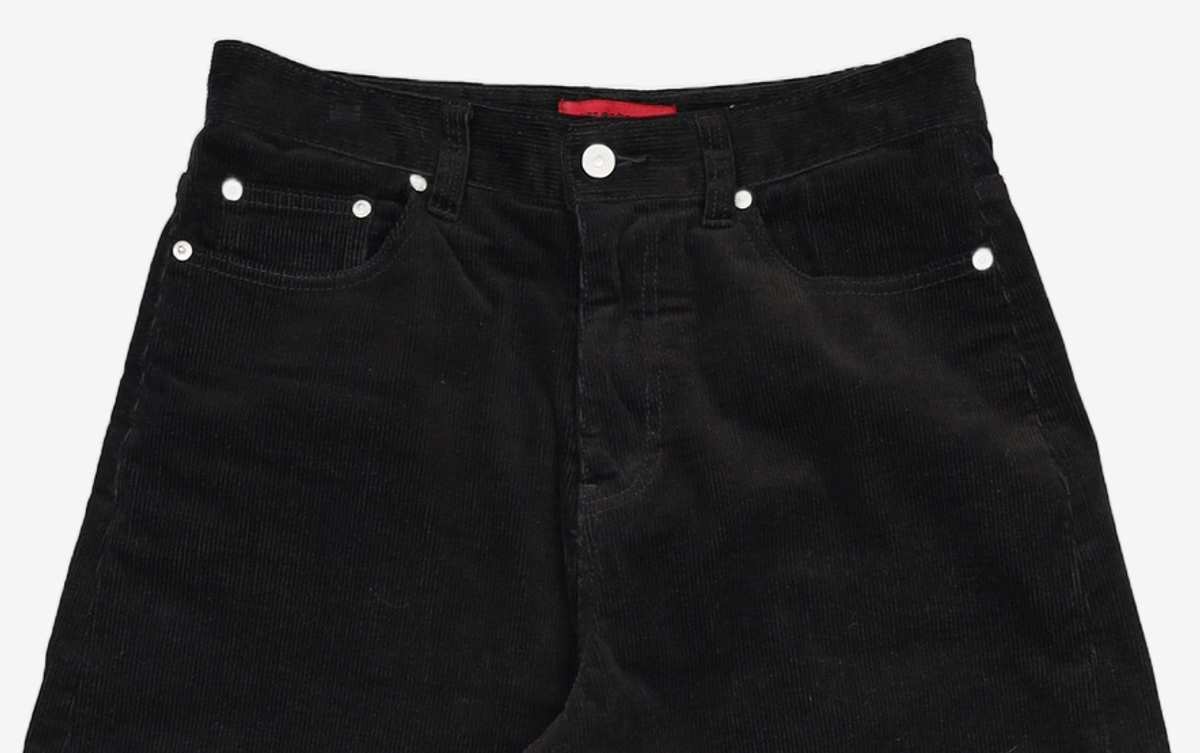 기철(KICHUL) CORD DUROY BALLOON PANTS (BLACK) M