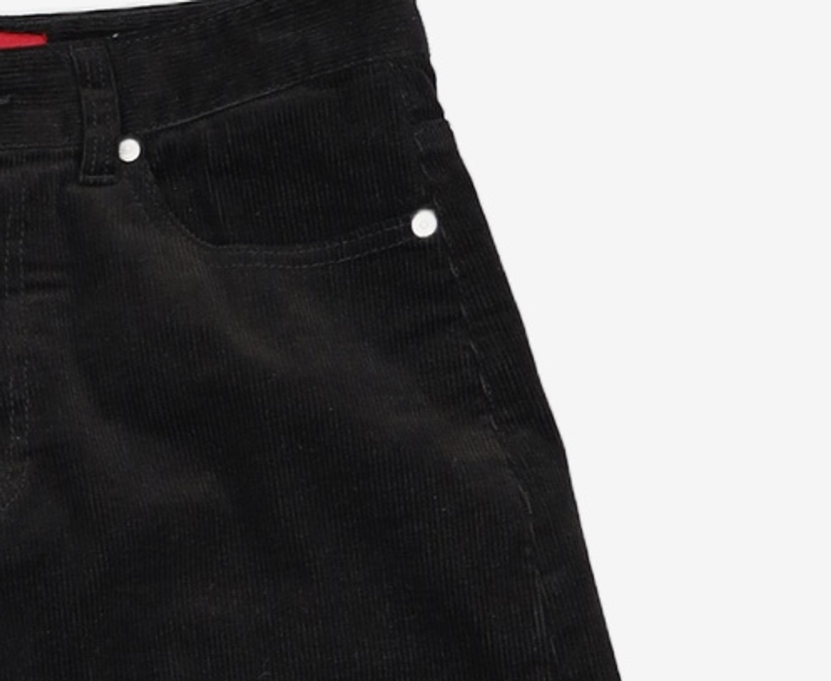 기철(KICHUL) CORD DUROY BALLOON PANTS (BLACK) M