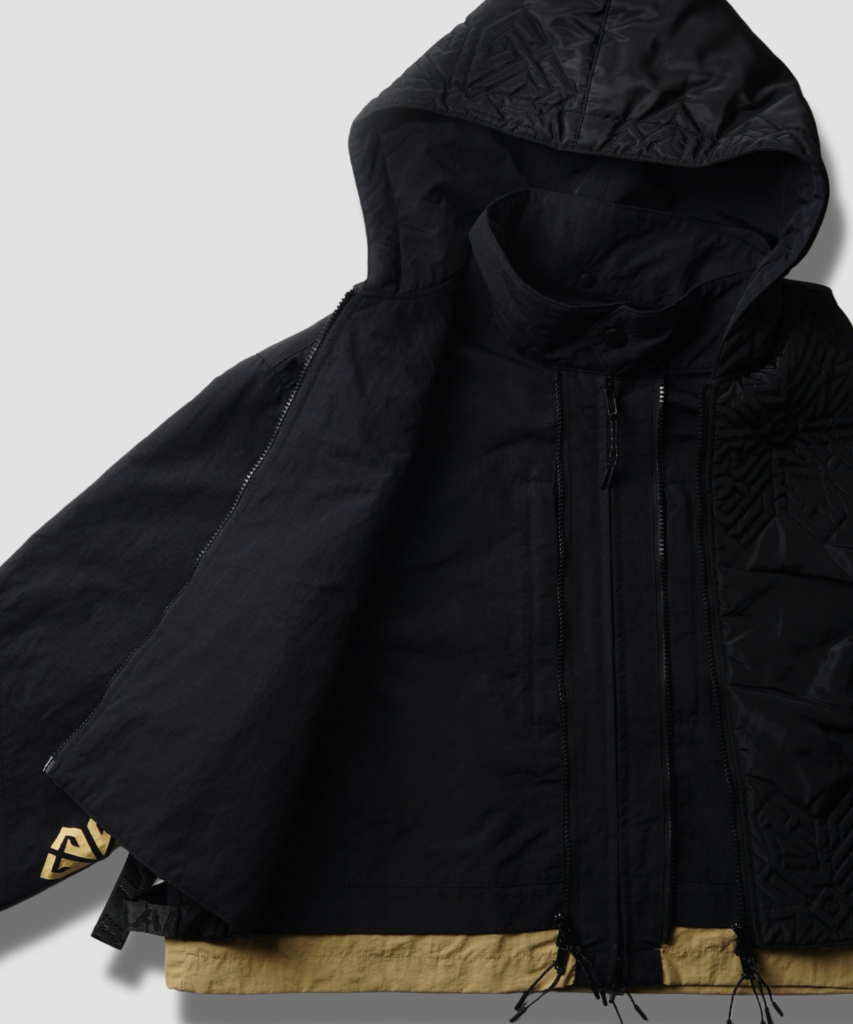 젠지(GEN.G) LAKH X GEN.G 2-in-1 Logo Quilted Half Jacket