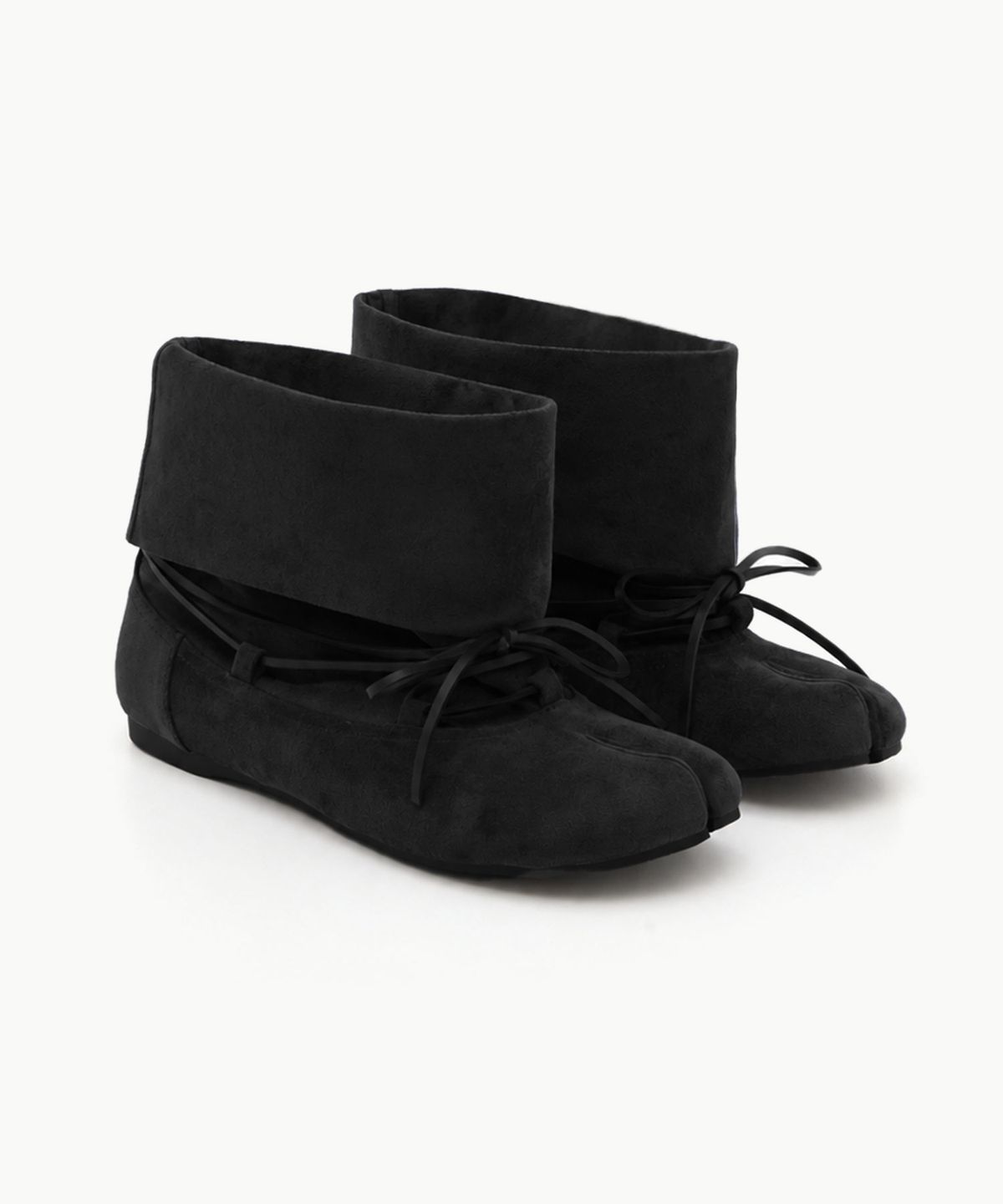 페이즈(PAES) Folded String Boots / Black