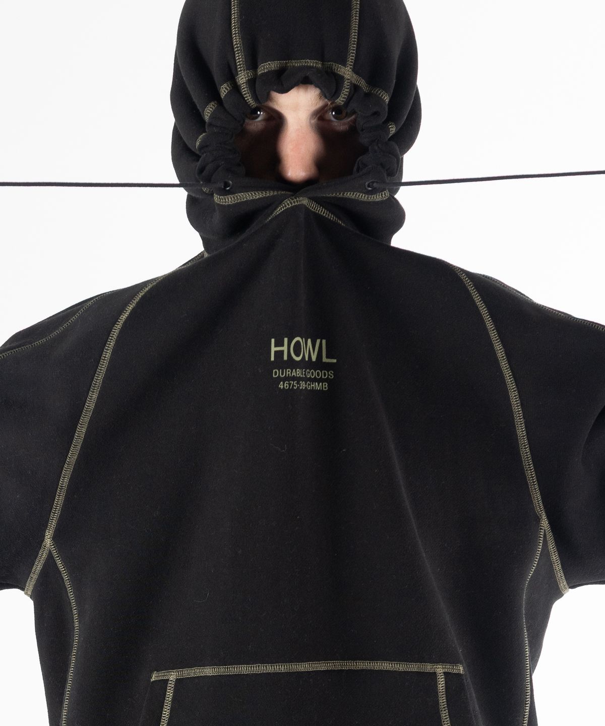 하울 서플라이(HOWL SUPPLY) DWR 로고 후디 블랙 26/27