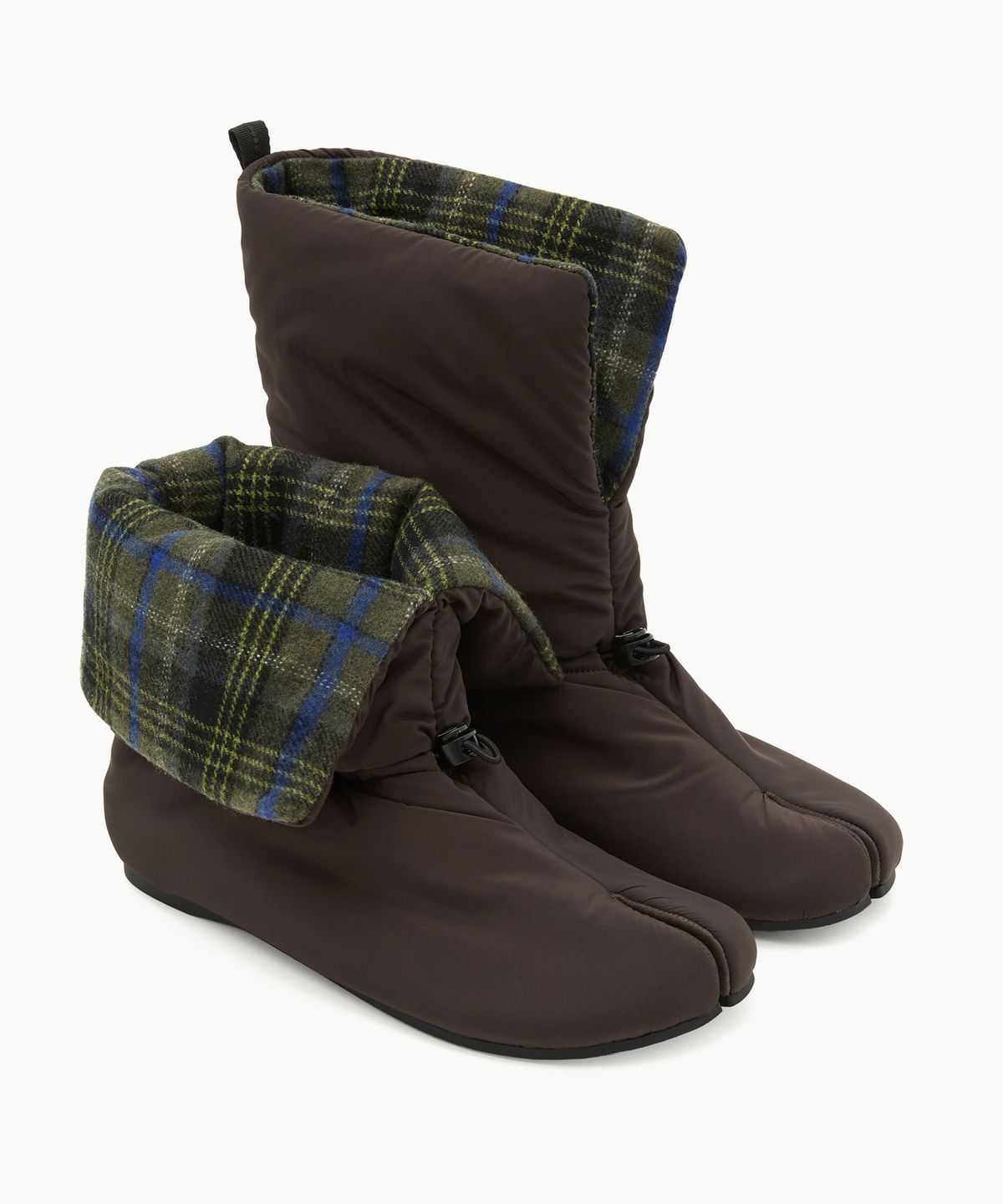 페이즈(PAES) Padded String Boots / Brown