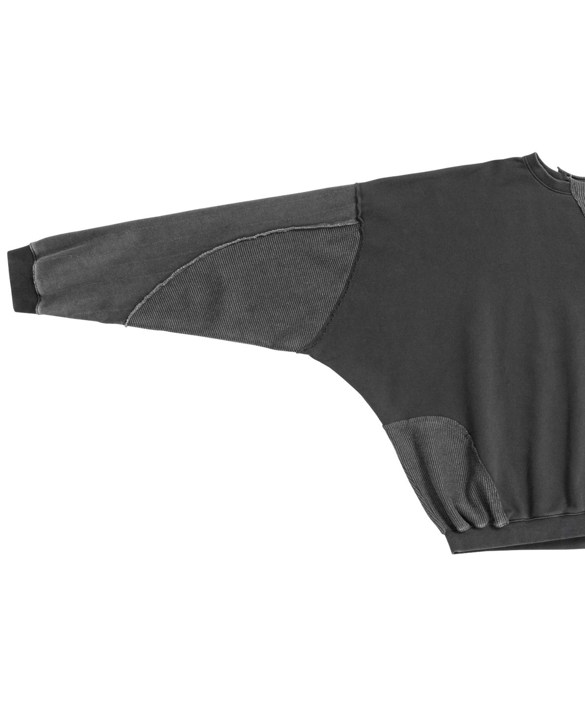 아조바이아조(AJOBYAJO) [KOIN] Pigment Triple Terry Sweatshirt [CHARCOAL]