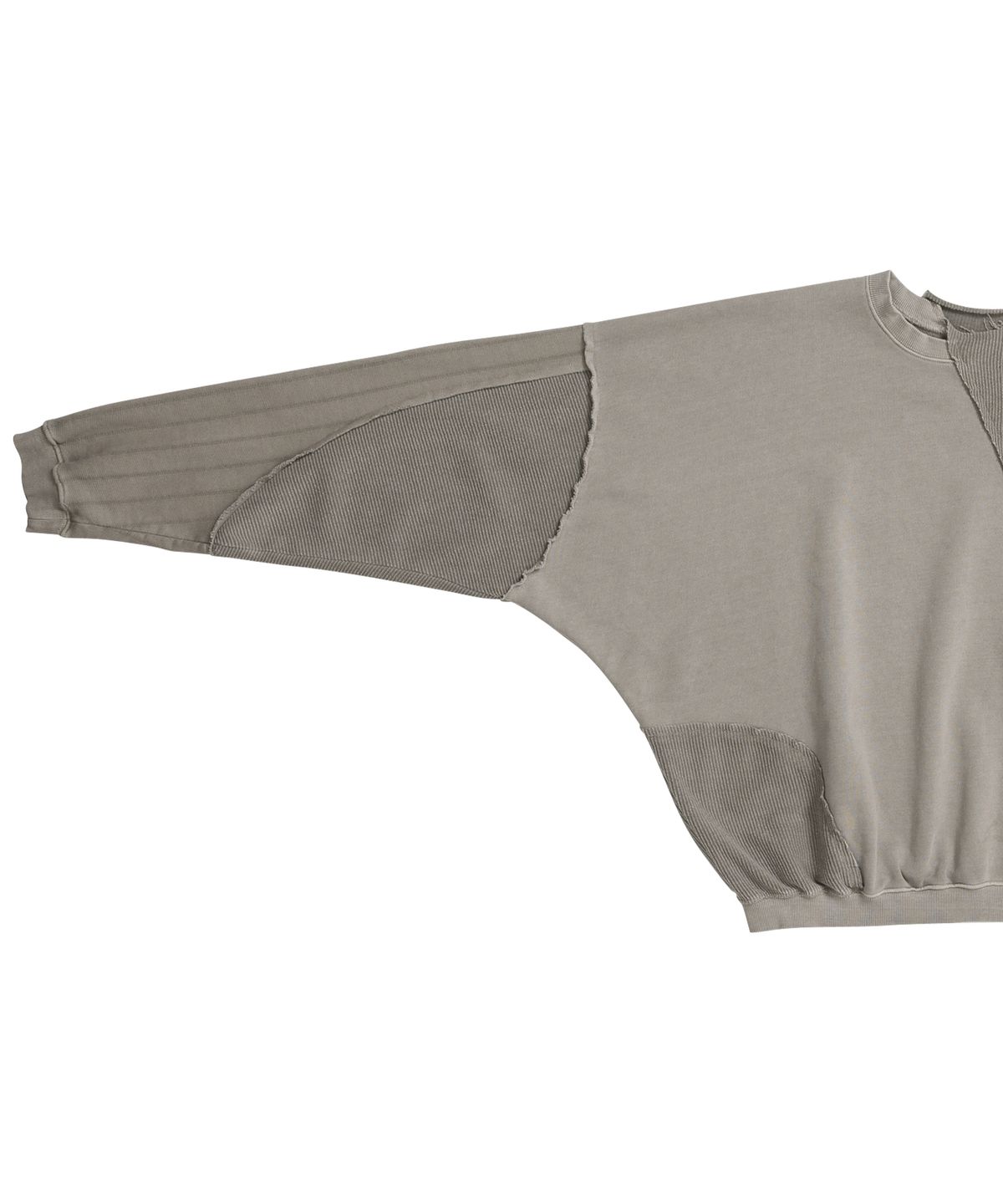아조바이아조(AJOBYAJO) [KOIN] Pigment Triple Terry Sweatshirt [WARM GRAY]