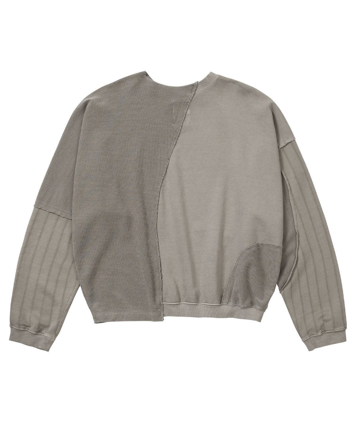 아조바이아조(AJOBYAJO) [KOIN] Pigment Triple Terry Sweatshirt [WARM GRAY]