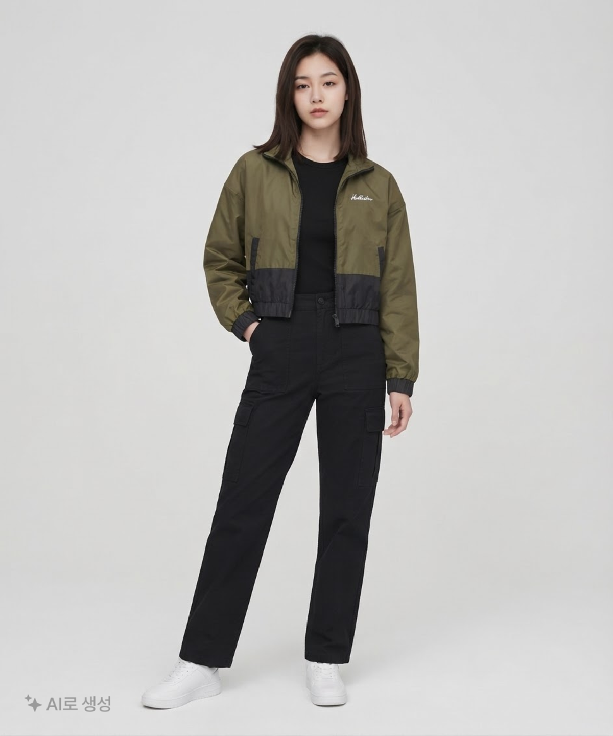 홀리스터(HOLLISTER) 아노락 재킷 M