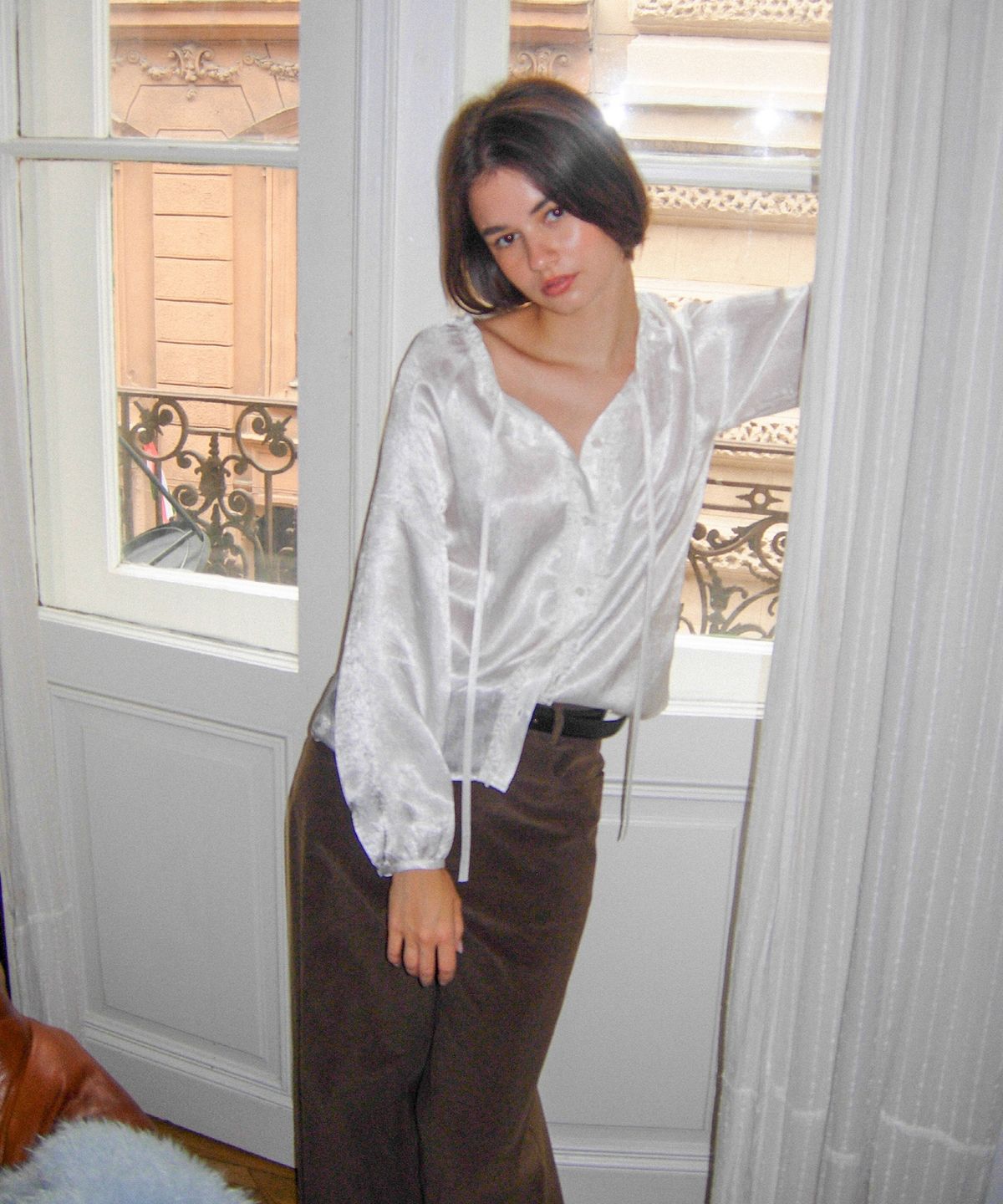 하케쉬(HACKESCH) Frin Blouse_Ivory