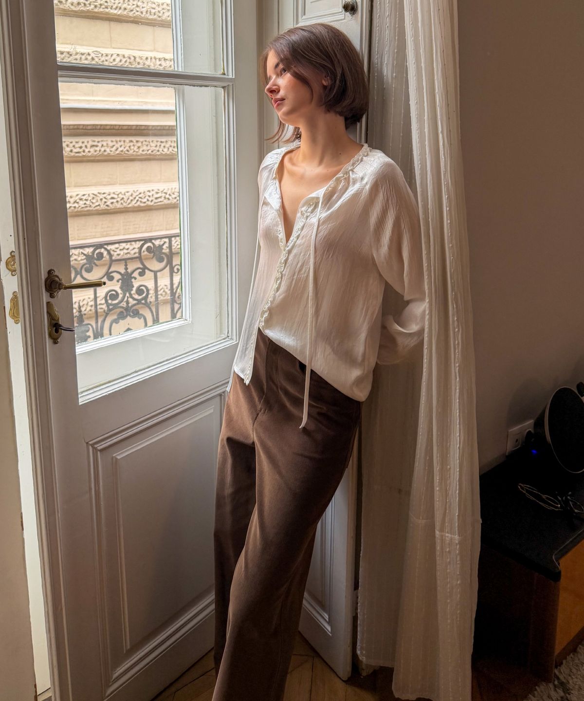 하케쉬(HACKESCH) Frin Blouse_Ivory