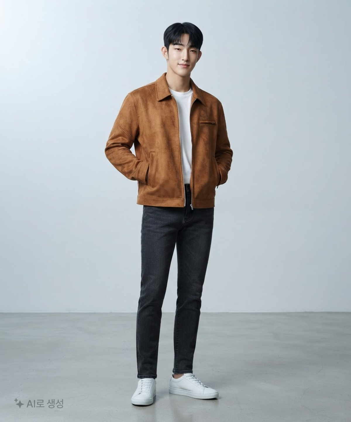 드로우핏(DRAW FIT) 레더/라이더스 재킷 M