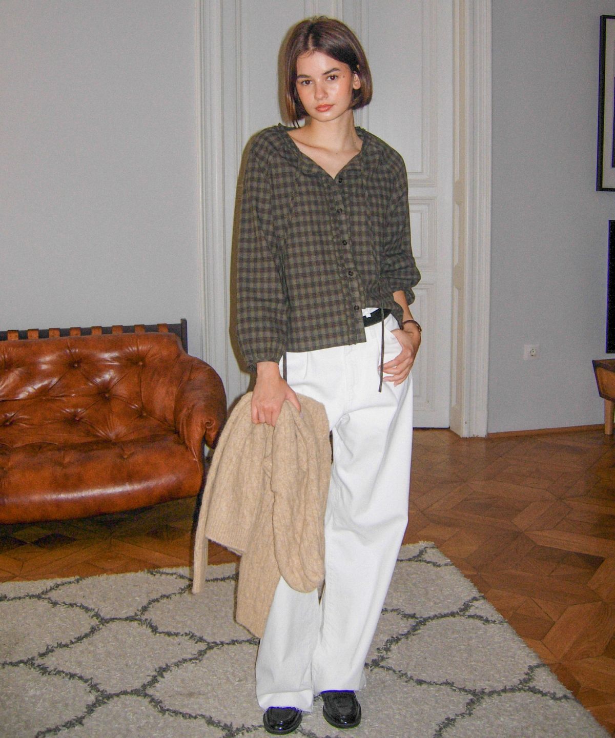 하케쉬(HACKESCH) Frin Blouse_Check