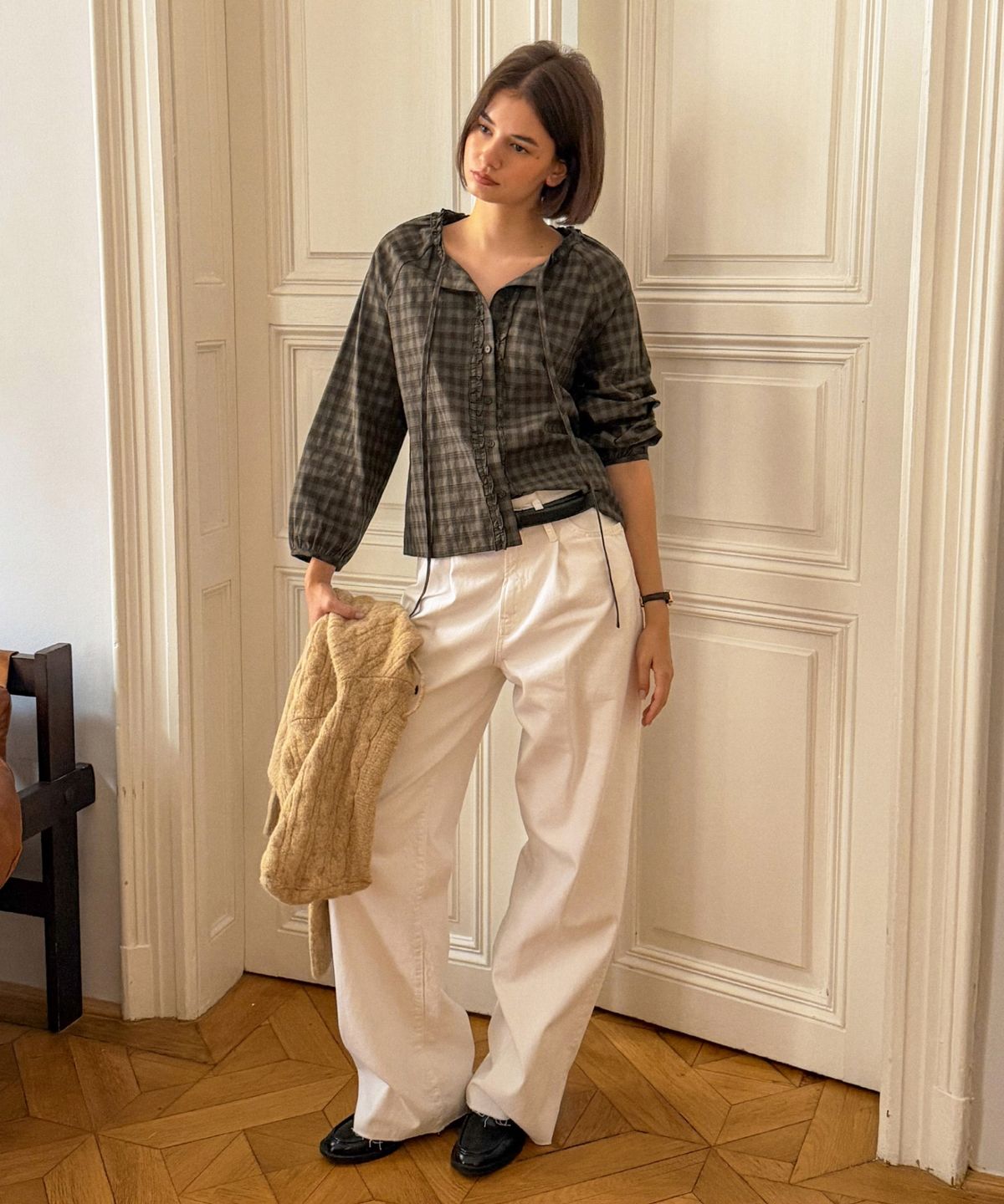 하케쉬(HACKESCH) Frin Blouse_Check