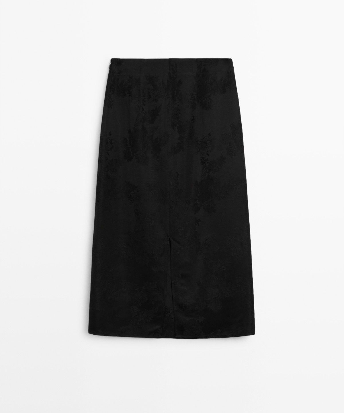 마시모두띠(MASSIMO DUTTI) 코르셋 허리 밴드 미디 스커트