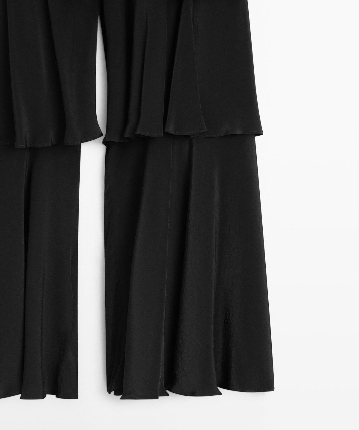 마시모두띠(MASSIMO DUTTI) 러플 디테일 플루이드 스커트 팬츠