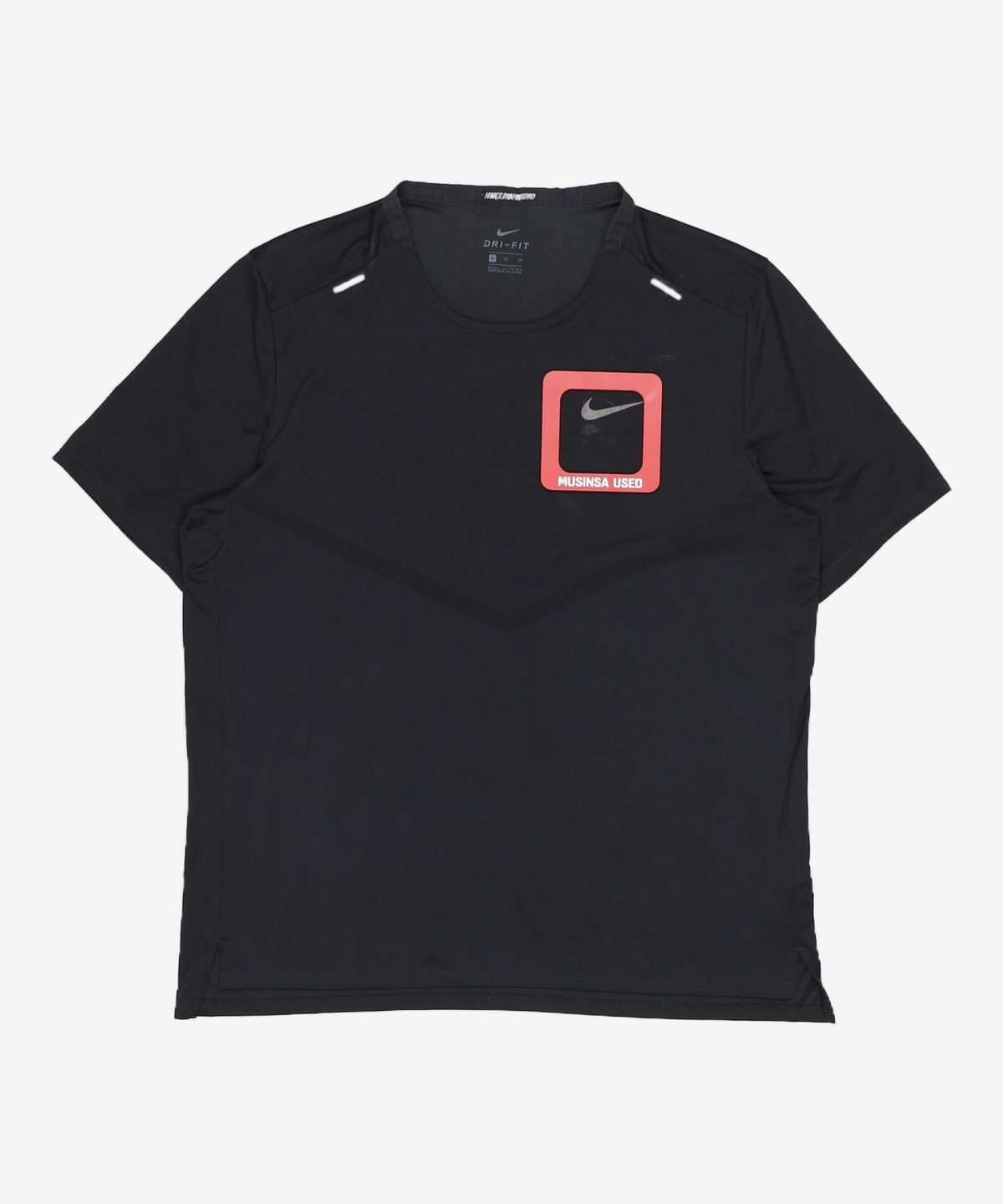 나이키(NIKE) 드라이 핏 라이즈 365 반소매 러닝 탑 M - 블랙 / CZ9185-013 XL