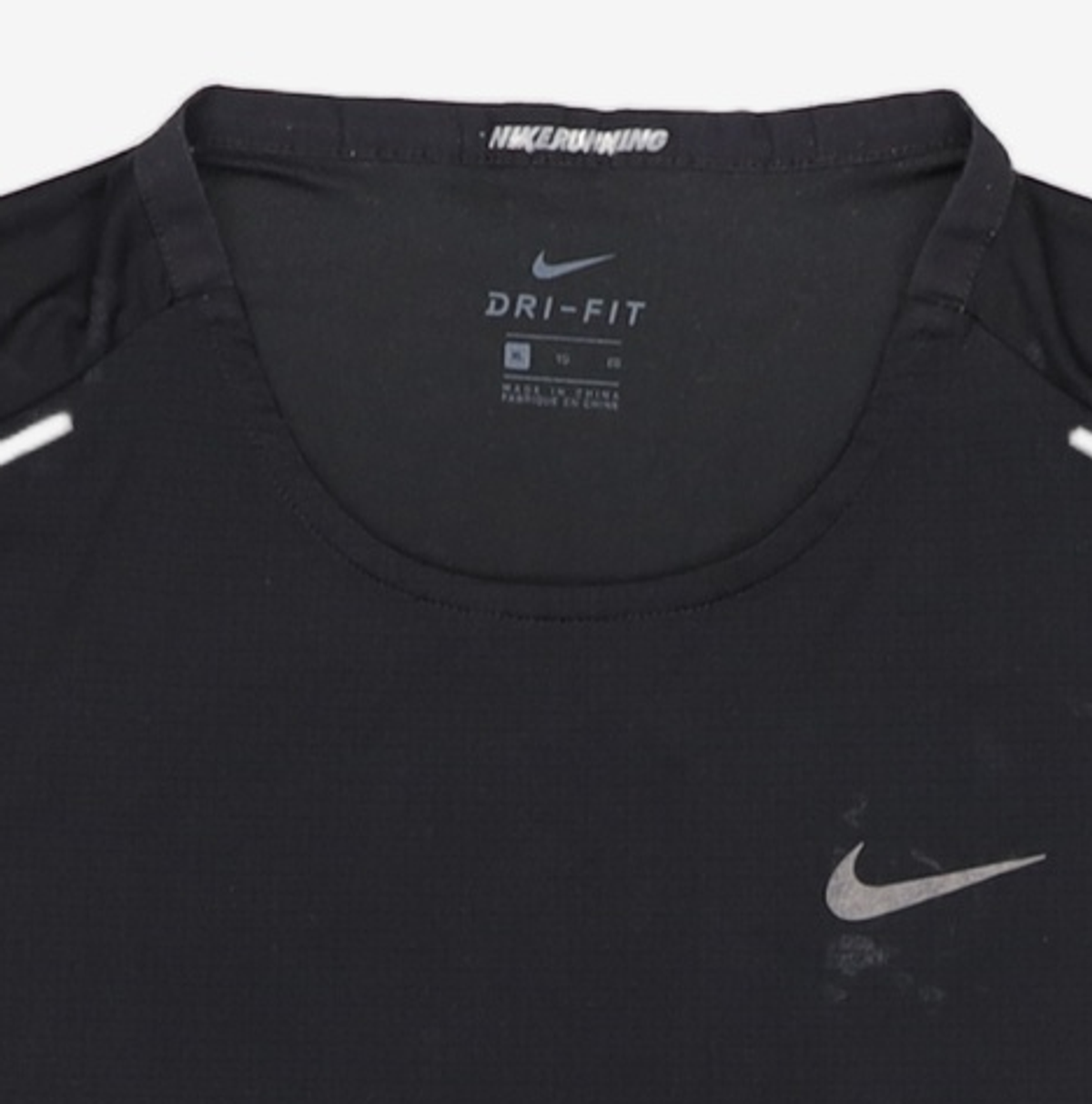 나이키(NIKE) 드라이 핏 라이즈 365 반소매 러닝 탑 M - 블랙 / CZ9185-013 XL
