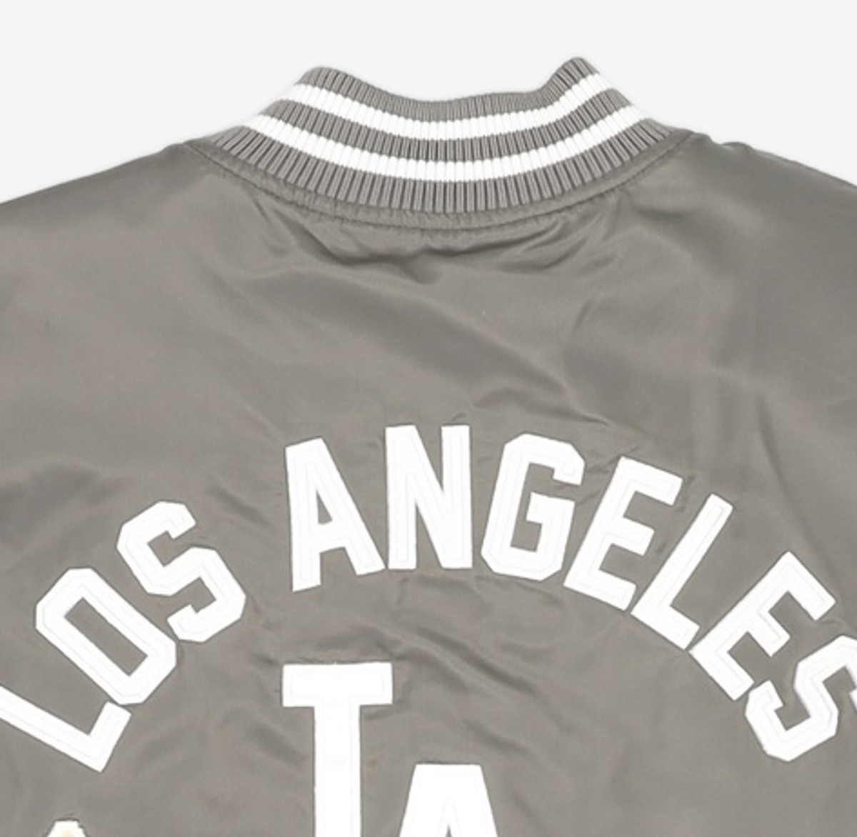 뉴에라(NEW ERA) MLB LA 다저스 나일론 스타디움 재킷 그레이 14742037 M