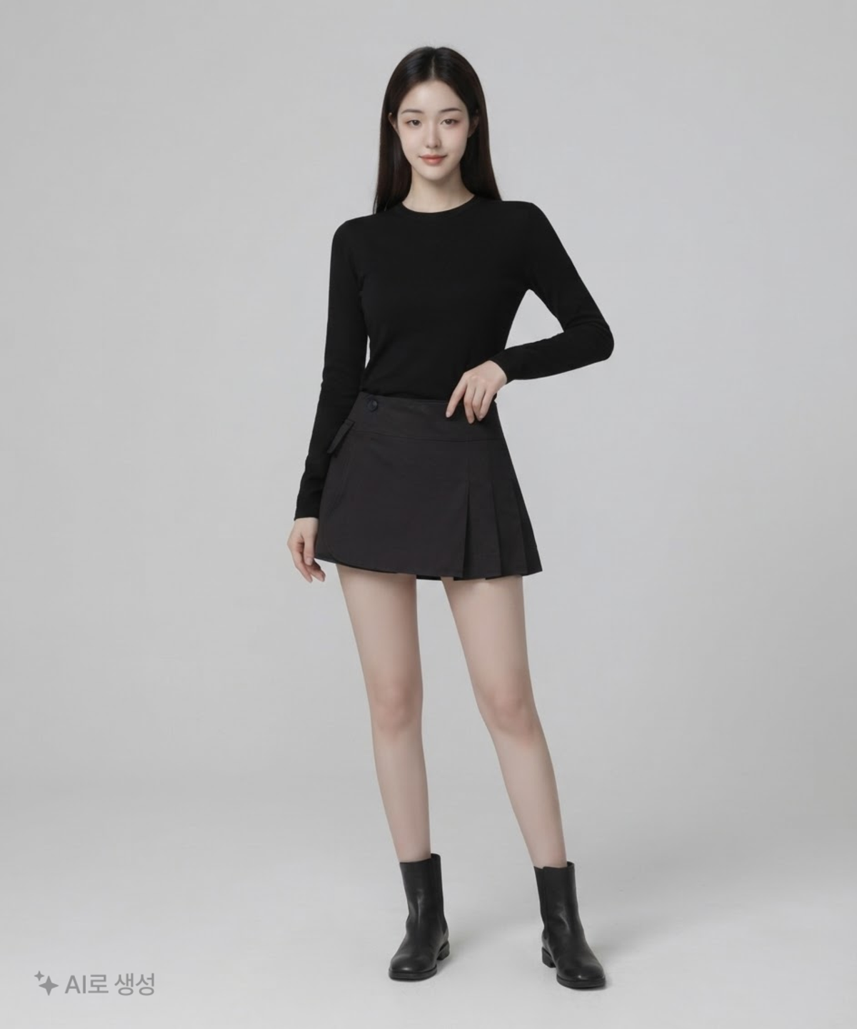 미세키서울(MISEKI SEOUL) Omoi pleats wrap skirt 1