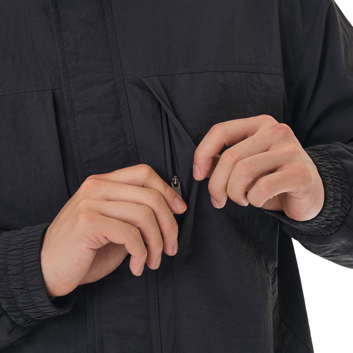 안다르(ANDAR) 제퍼 맨즈 블루종 자켓
