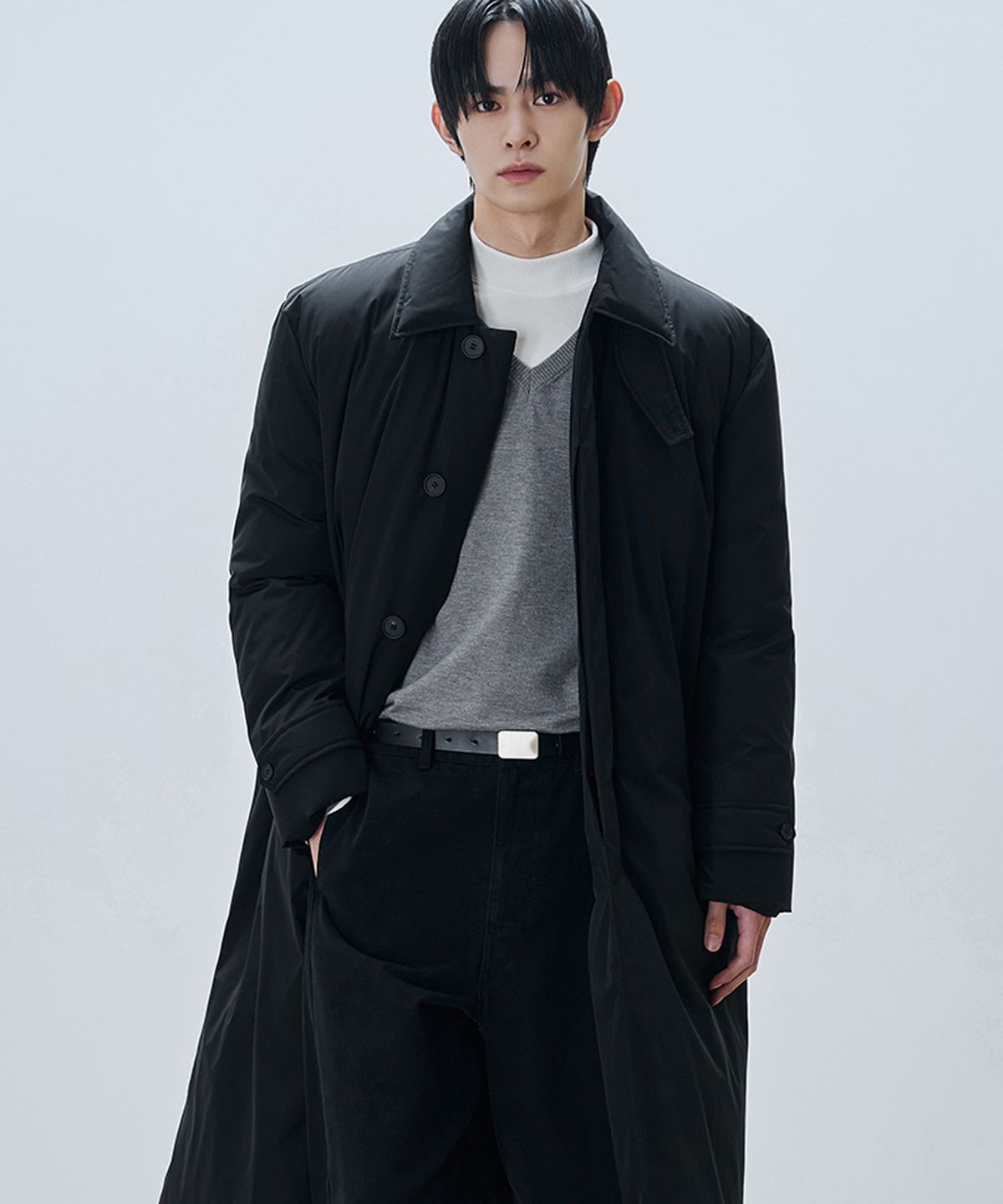 드로우핏(DRAW FIT) 시그니처 발마칸 덕 다운 파카 [BLACK]