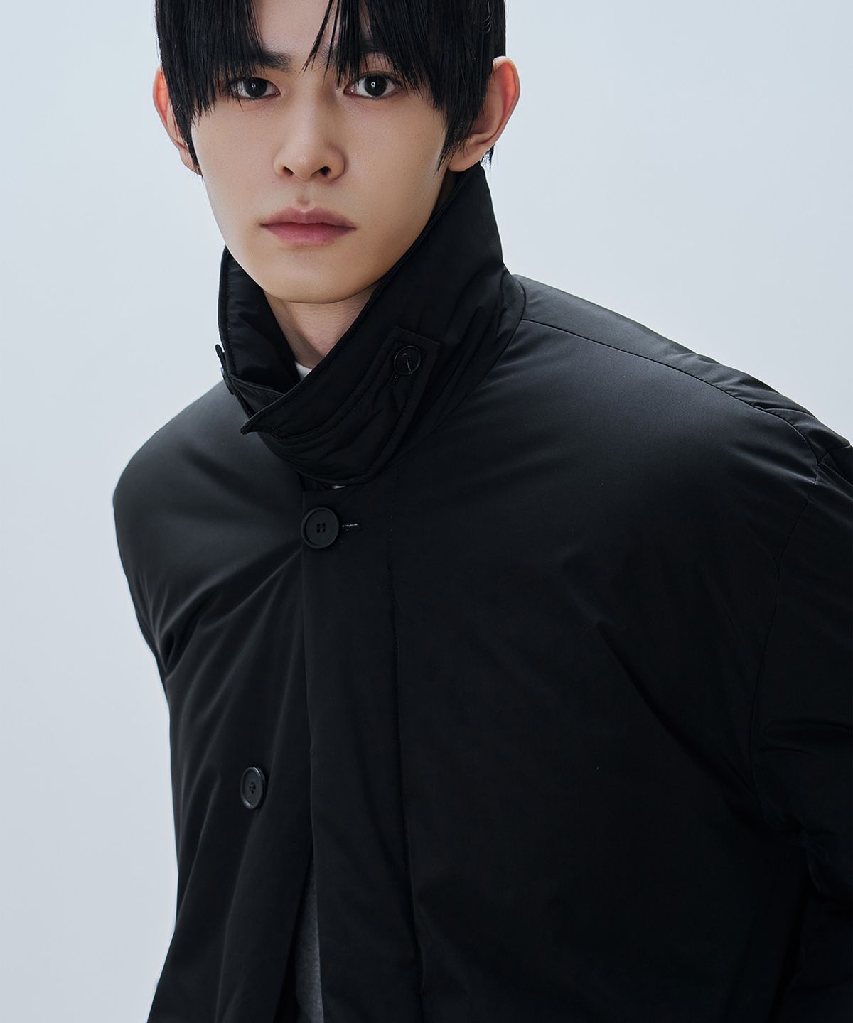 드로우핏(DRAW FIT) 시그니처 발마칸 덕 다운 파카 [BLACK]