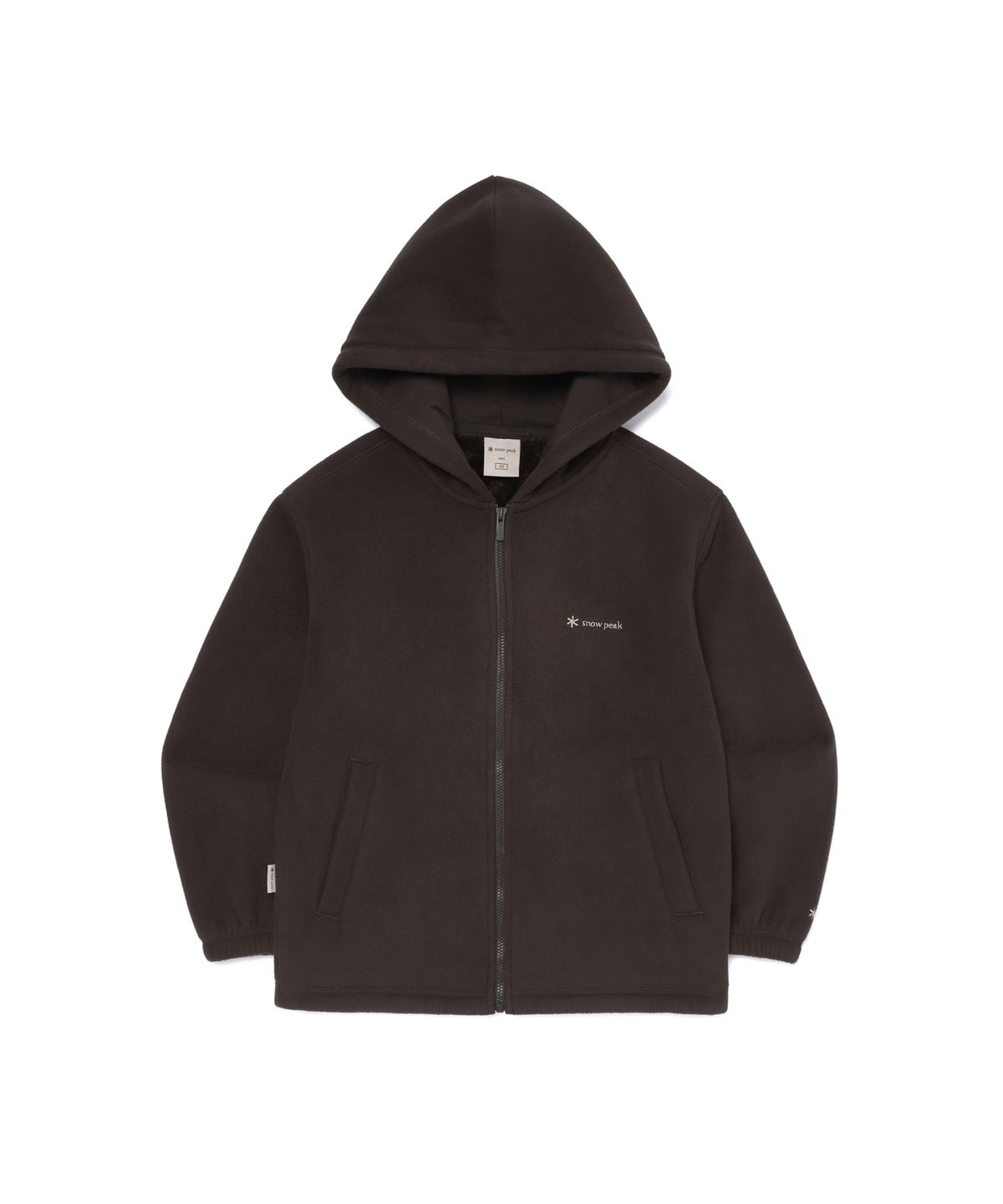 스노우피크 어패럴 키즈(SNOWPEAK APPAREL KIDS) 키즈 보아플리스 후드 집업 (S26WKFFJ81) Choco Brown