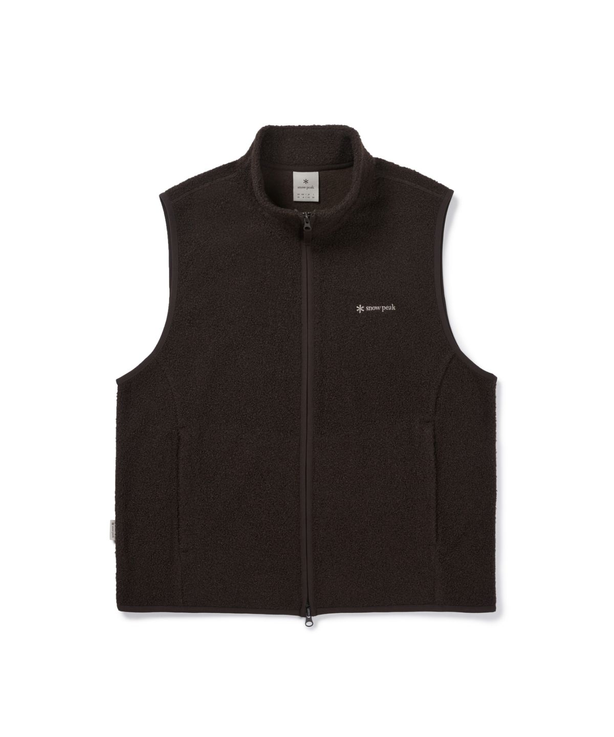 스노우피크 어패럴(SNOWPEAK APPAREL) 부클 베스트 (S26WMFVE06) Brown