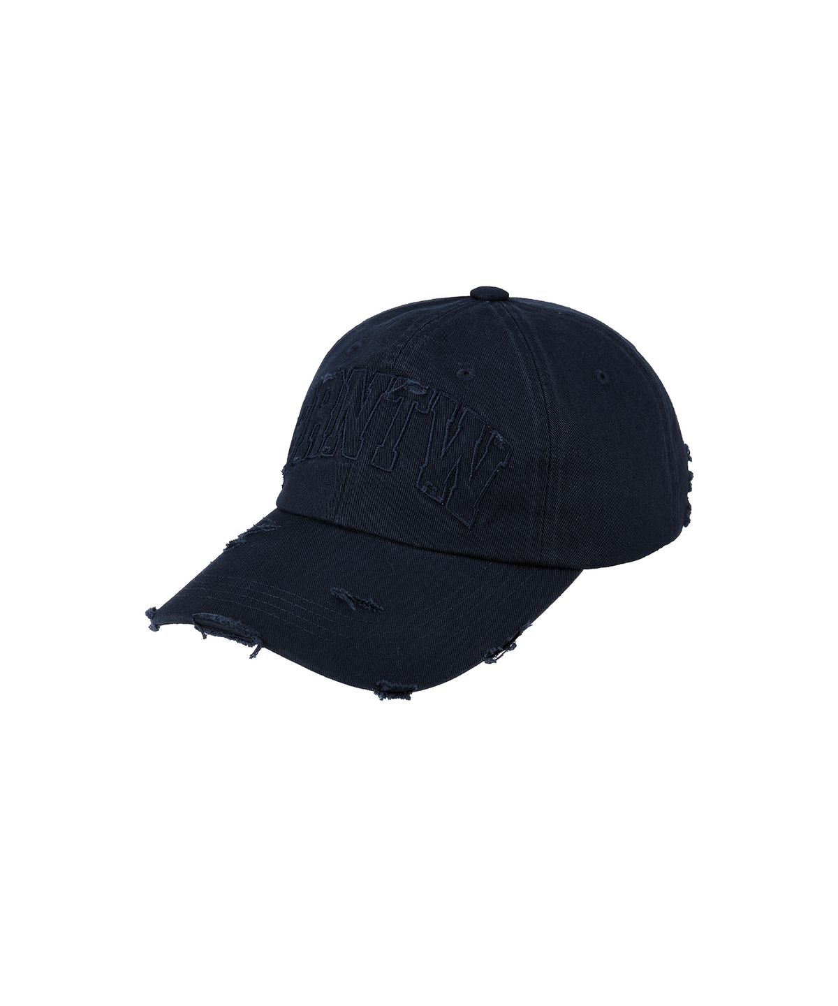 본투윈(BORN TO WIN) BRNTW DAMAGE BALL CAP [NAVY]
