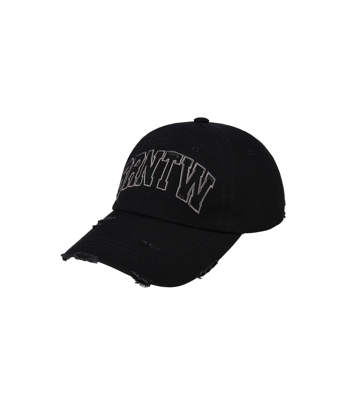 본투윈(BORN TO WIN) BRNTW DAMAGE BALL CAP [BLACK]